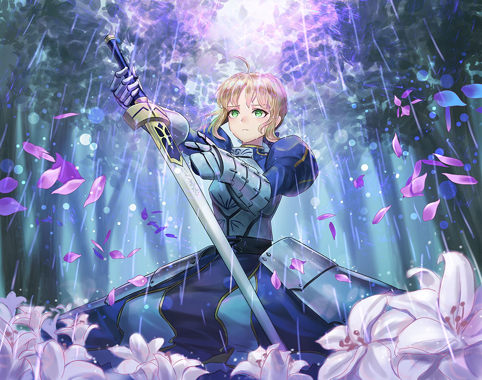 Baixar papel de parede para celular de Anime, Saber (Série Destino), Fate/stay Night gratuito.