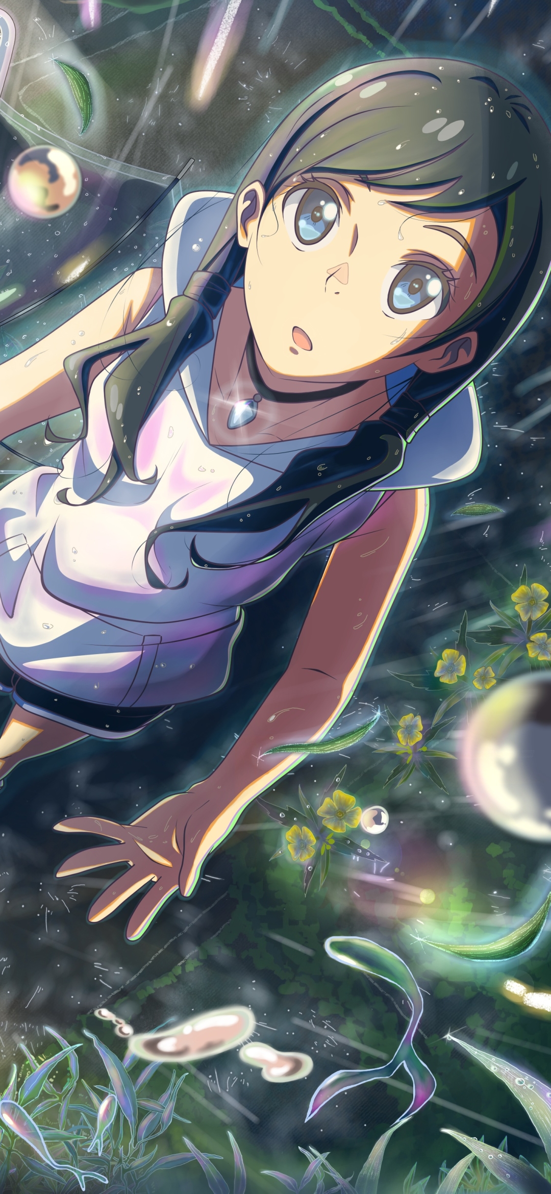 Handy-Wallpaper Animes, Weathering With You Das Mädchen Das Die Sonne Berührte, Hina Amano kostenlos herunterladen.