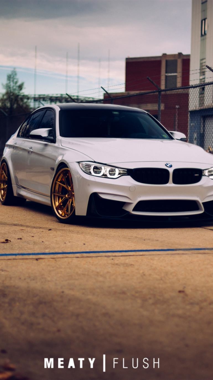 Download mobile wallpaper Bmw, Bmw M3, Vehicles, White Car for free.