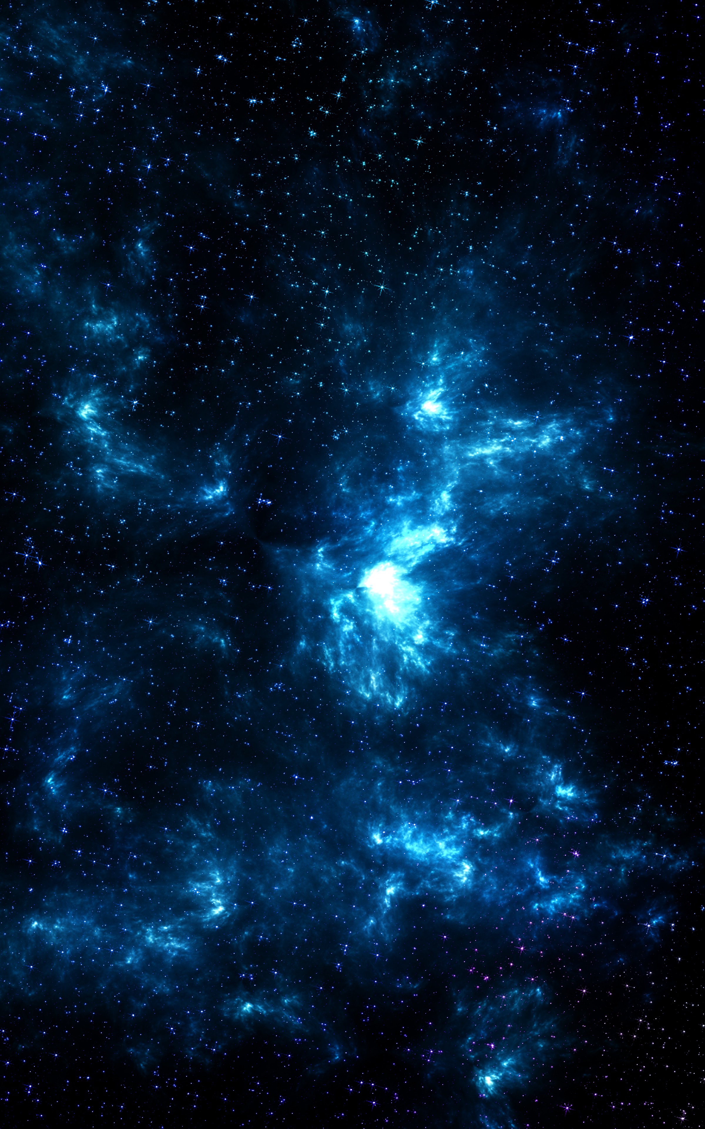 153179 descargar fondo de pantalla azul, oscuro, universo, galaxia, brillo, estrellas, brillar: protectores de pantalla e imágenes gratis
