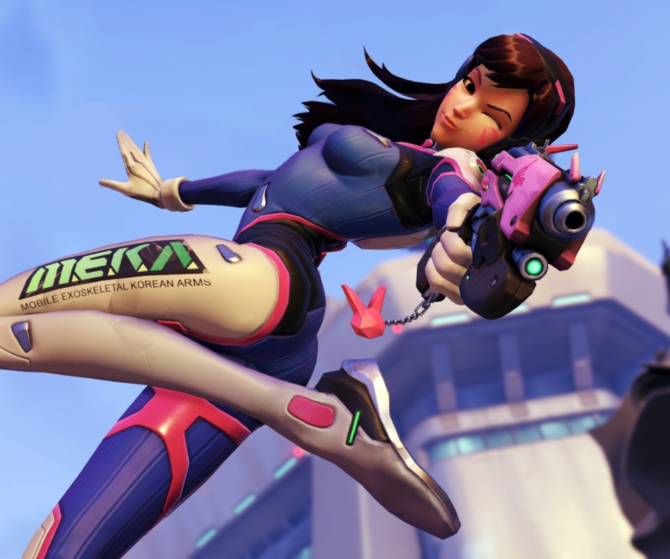 Descarga gratuita de fondo de pantalla para móvil de Overwatch, Videojuego, D Va (Supervisión).