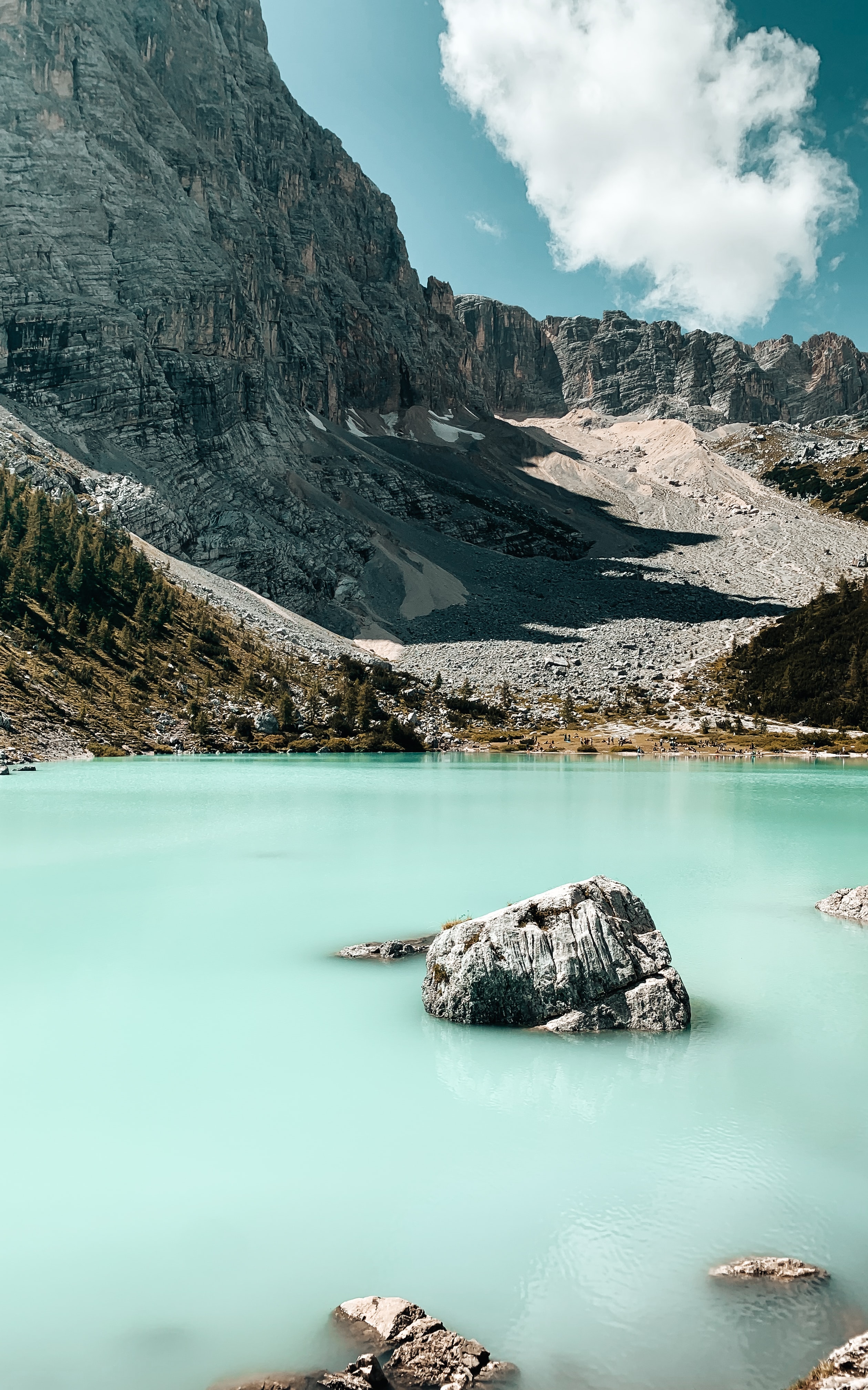 Descarga gratis la imagen Naturaleza, Agua, Las Rocas, Rocas, Montaña, Lago, Orilla, Banco en el escritorio de tu PC