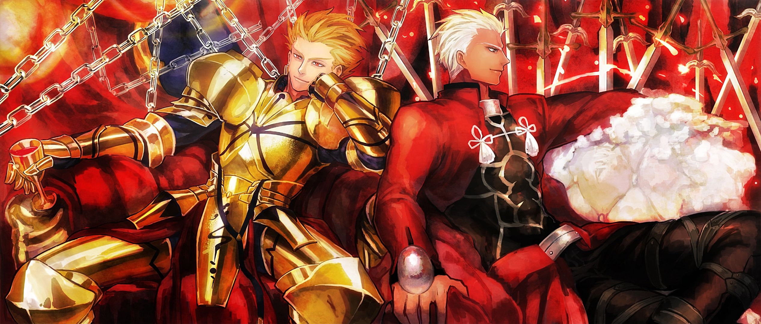 Download mobile wallpaper Anime, Fate/stay Night, Archer (Fate/stay Night), Gilgamesh (Fate Series), Fate Series for free.