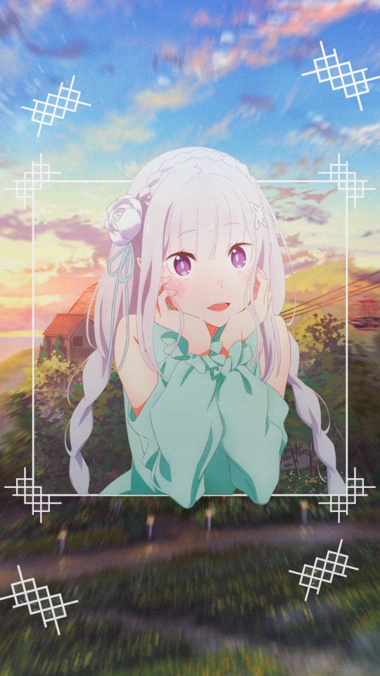 Handy-Wallpaper Animes, Emilia (Re: Zero), Re:zero Das Leben In Einer Anderen Welt Beginnen kostenlos herunterladen.