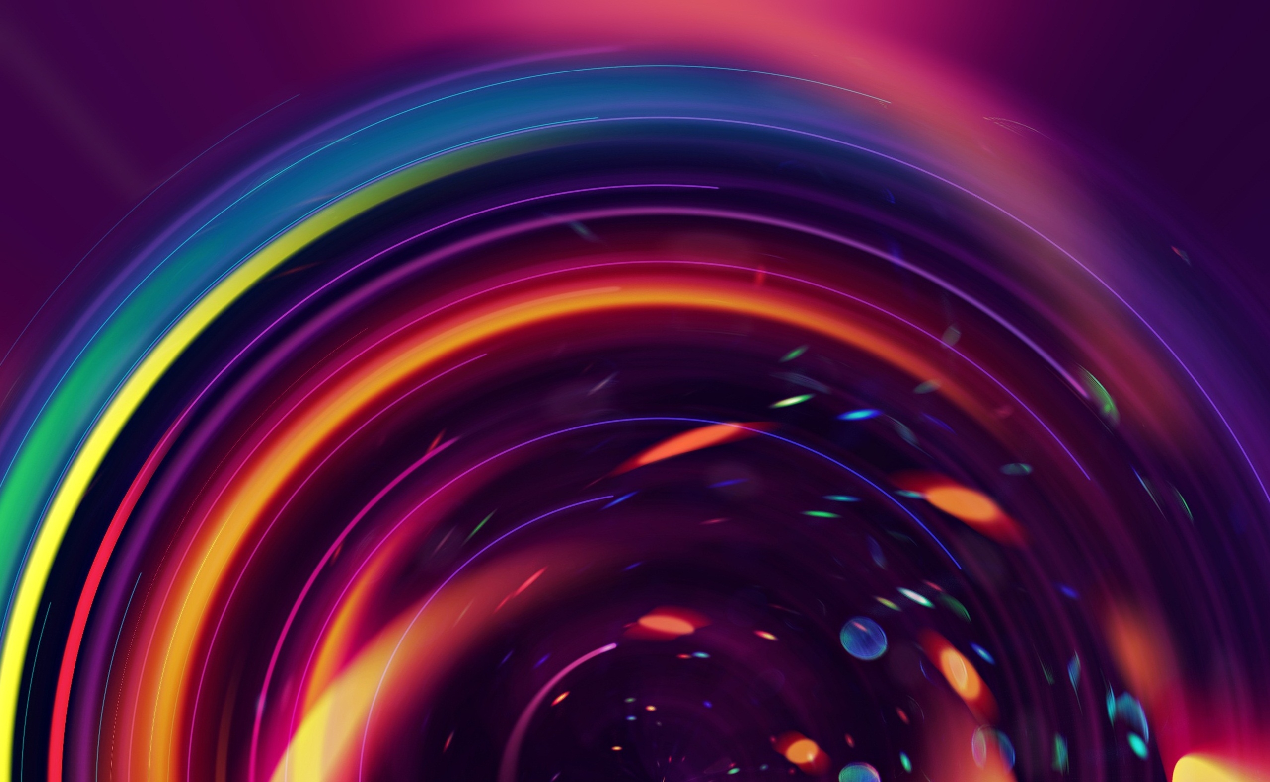 Free download wallpaper Circles, Bright, Colorful, Colourful, Abstract, Lines on your PC desktop