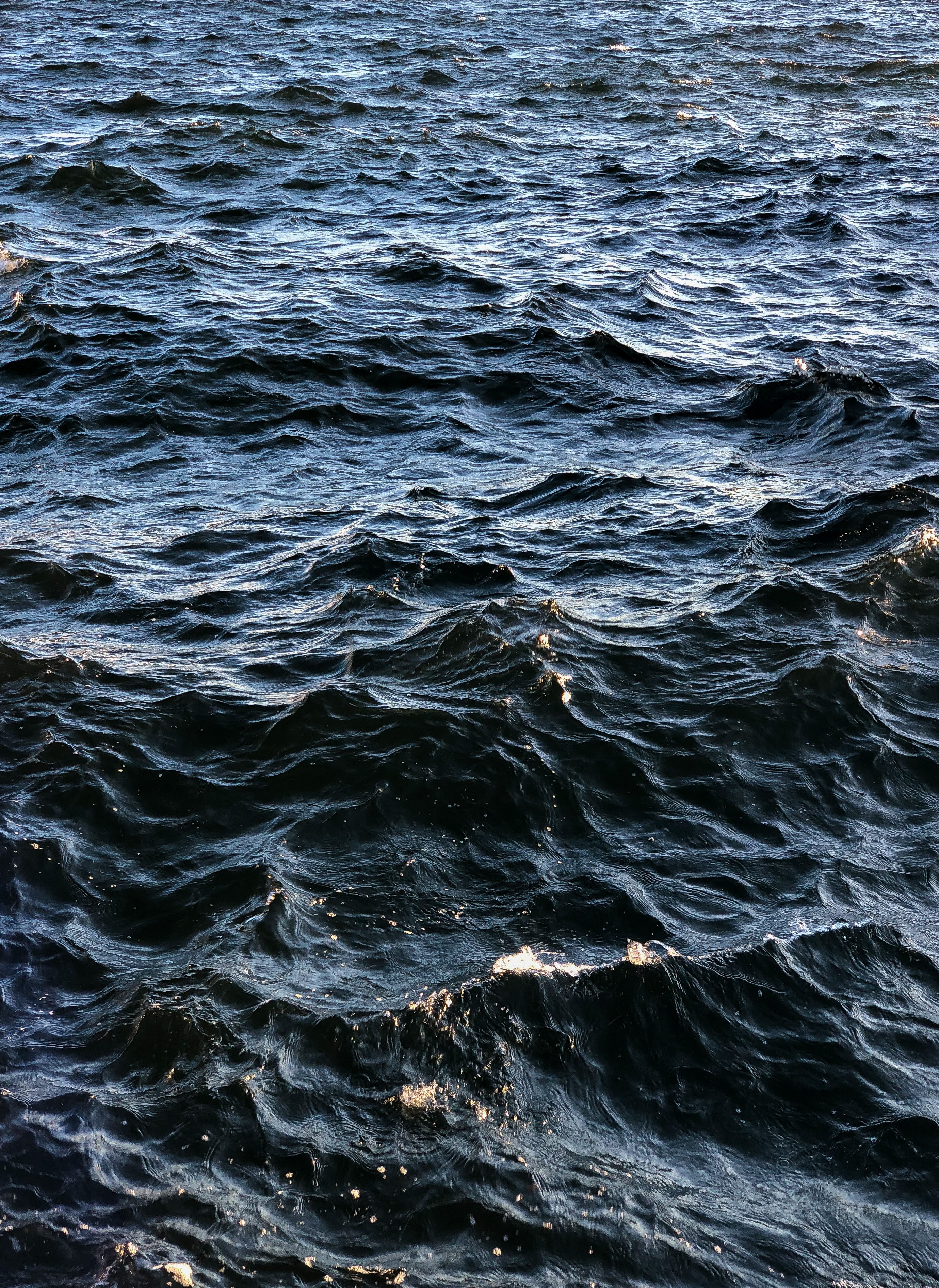 Download mobile wallpaper Wavy, Waves, Glare, Water, Sea, Nature for free.