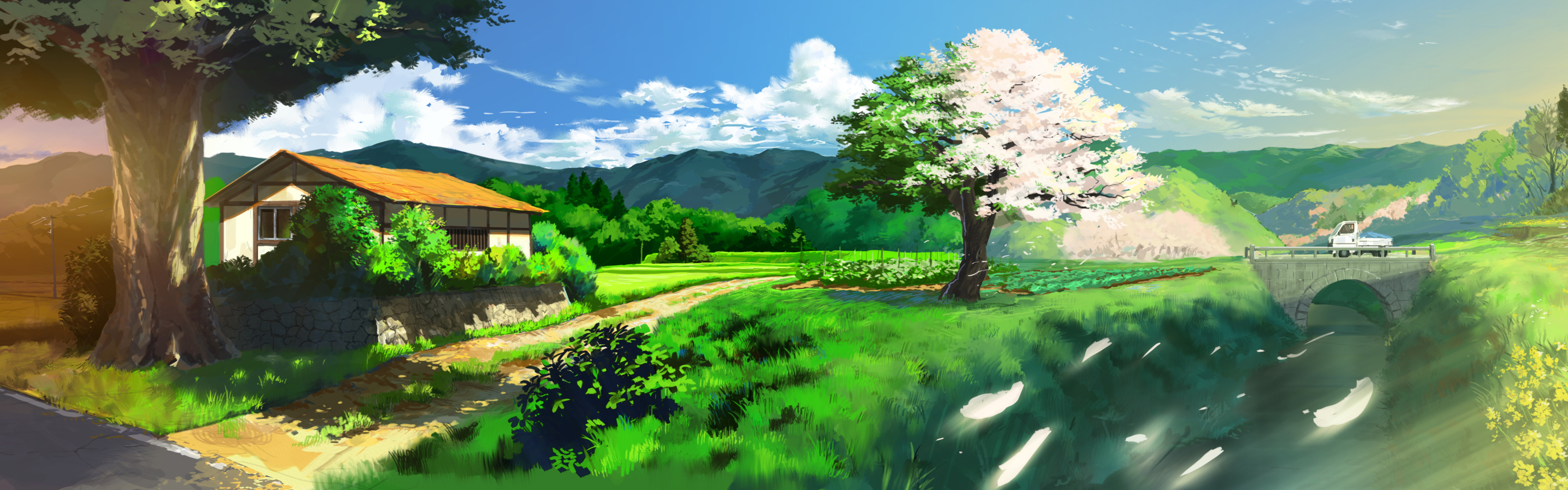 Laden Sie das Landschaft, Original, Animes-Bild kostenlos auf Ihren PC-Desktop herunter