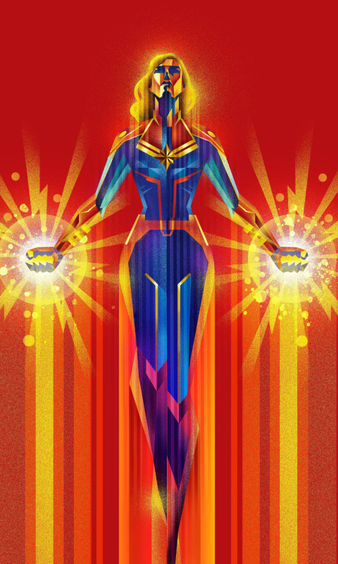 Handy-Wallpaper Comics, Captain Marvel kostenlos herunterladen.