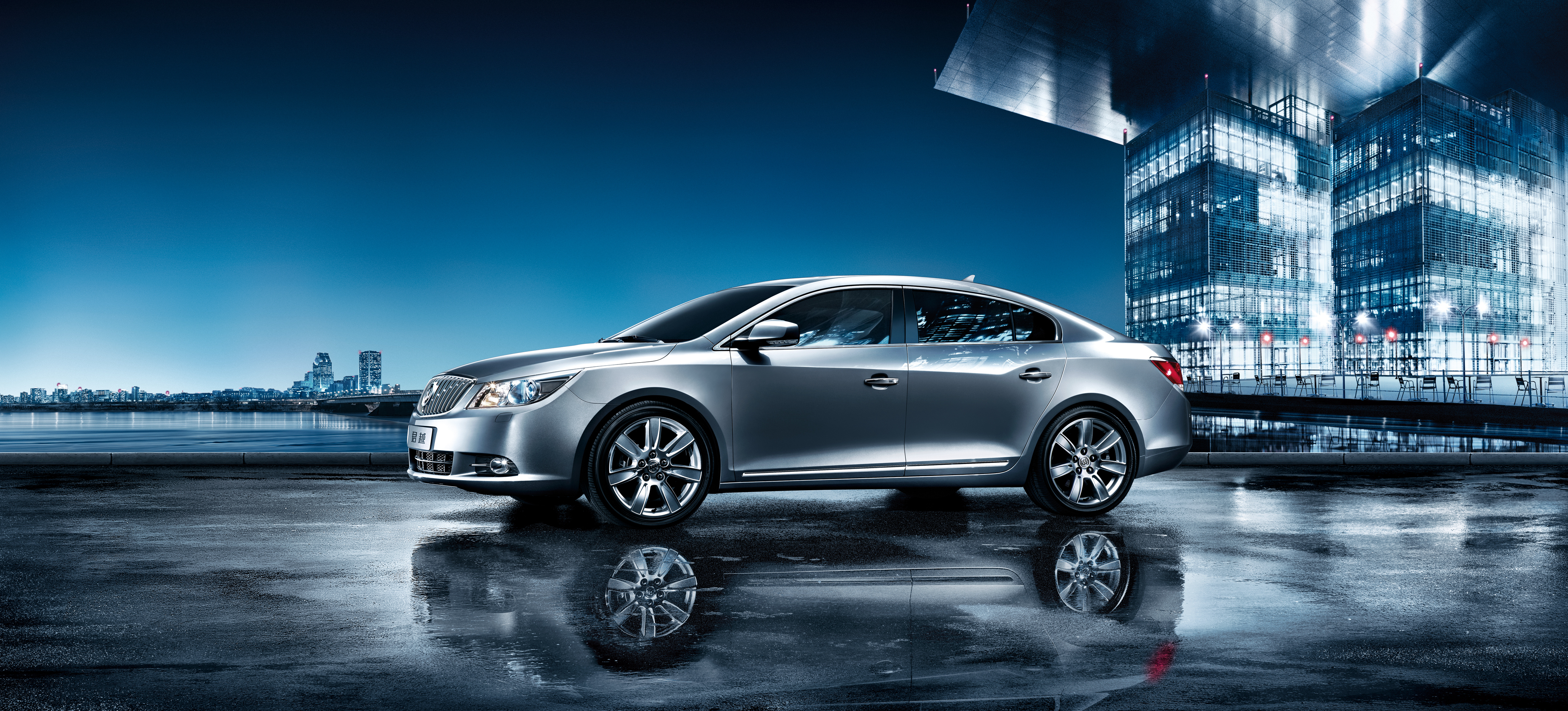 Download mobile wallpaper Car, Buick, Vehicles, Silver Car, Buick Lacrosse for free.