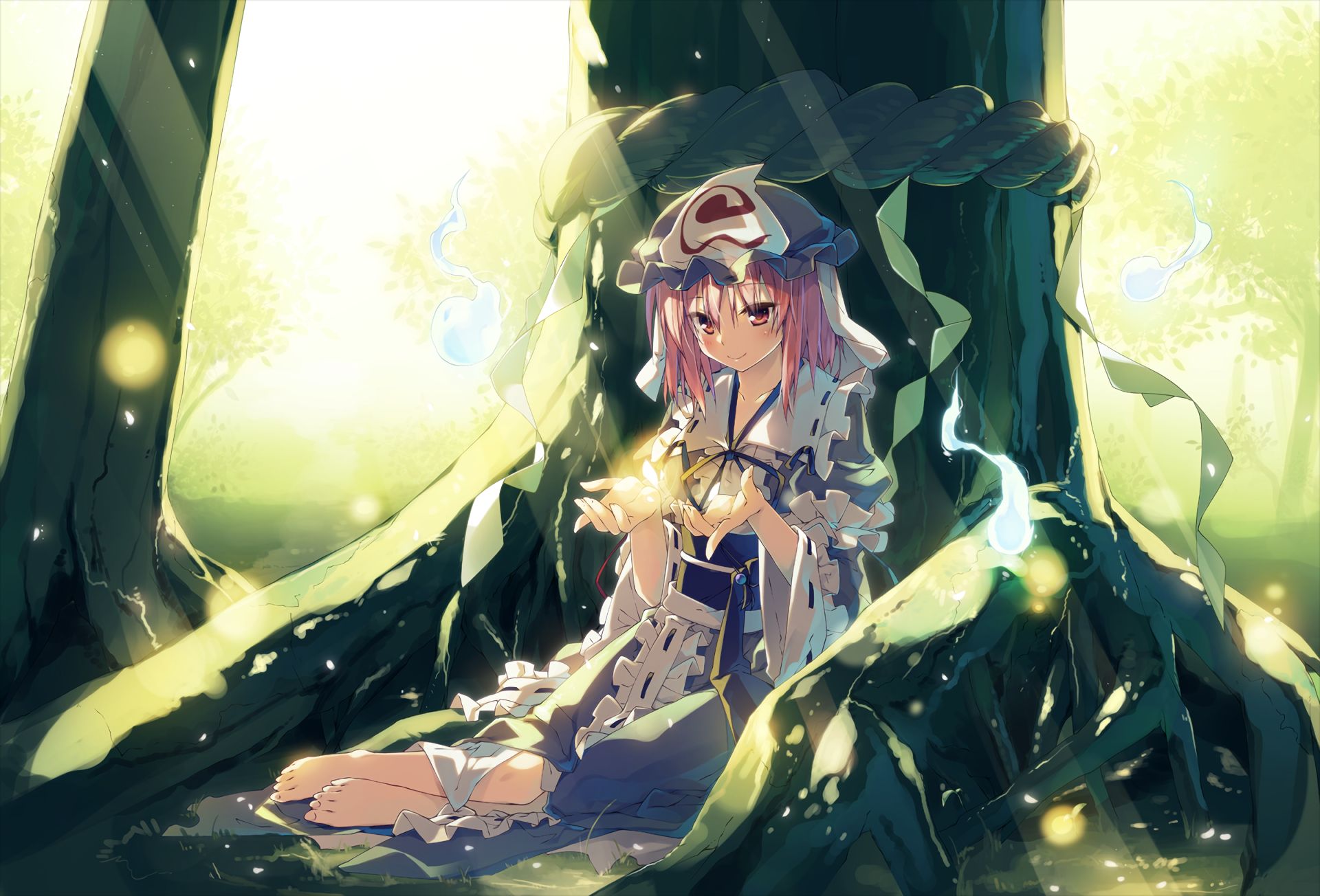 Free download wallpaper Anime, Touhou, Yuyuko Saigyouji on your PC desktop