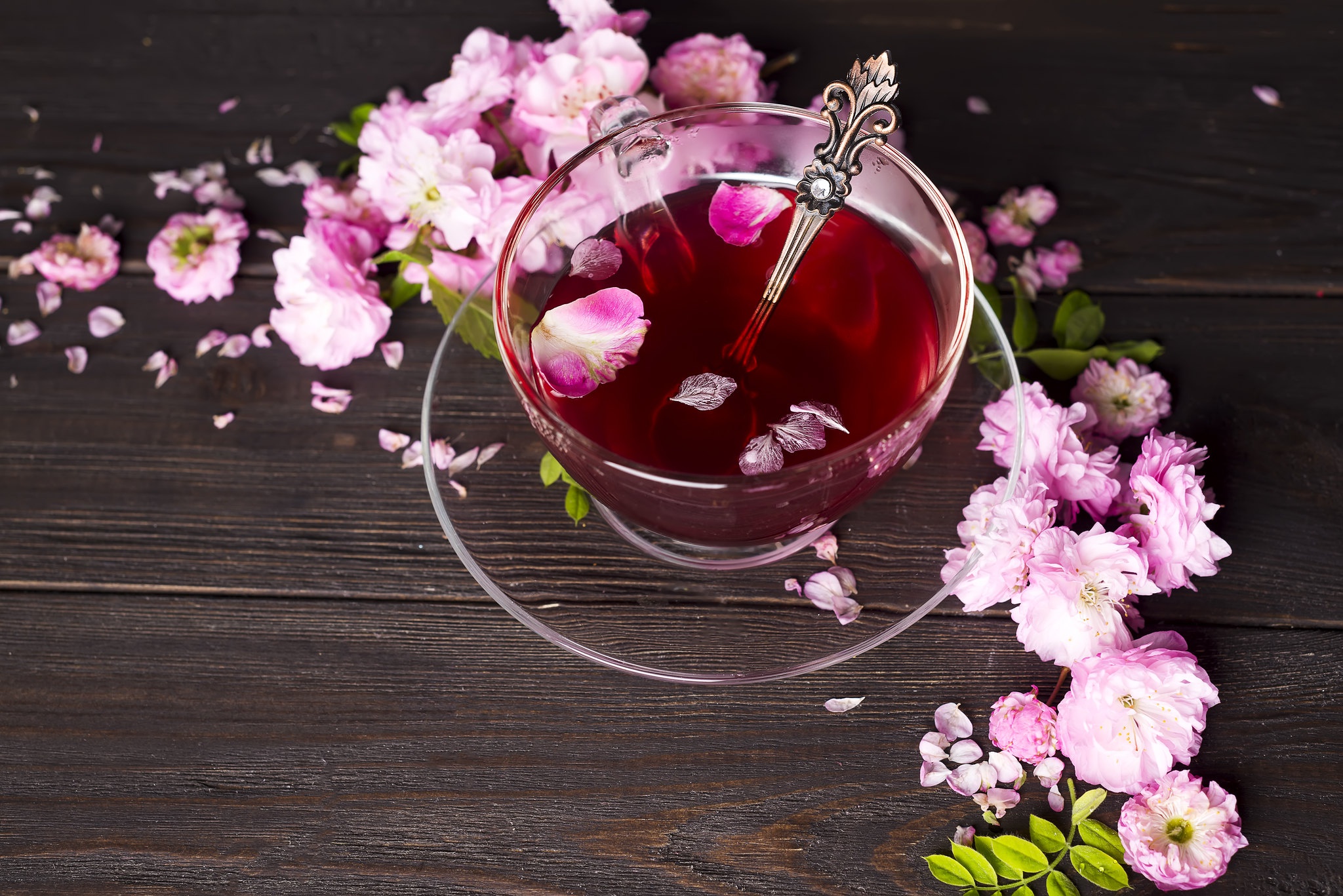 Free download wallpaper Food, Still Life, Cup, Drink, Tea, Pink Flower on your PC desktop