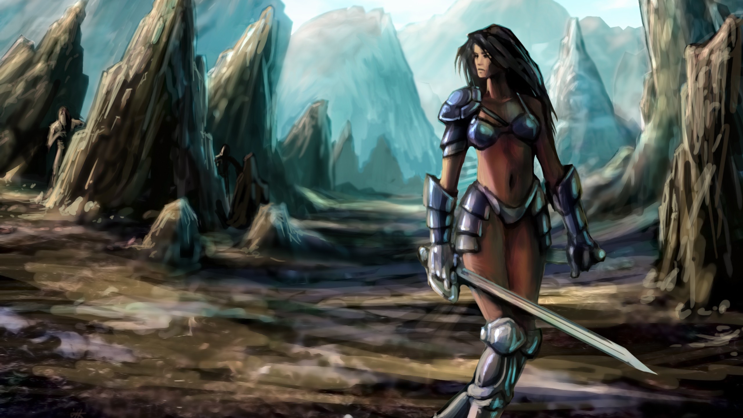 Free download wallpaper Fantasy, Women Warrior on your PC desktop