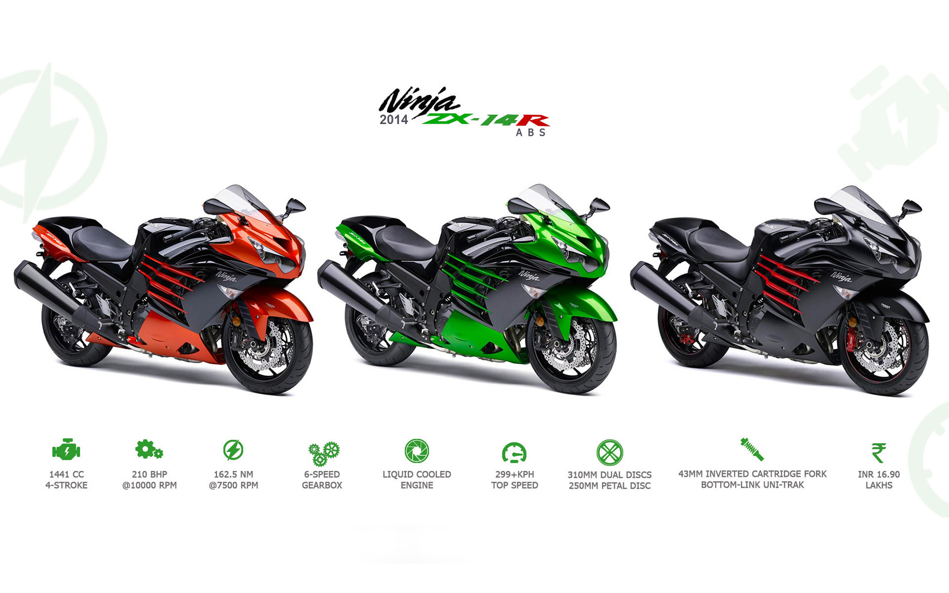 636525 Hintergrundbild herunterladen fahrzeuge, kawasaki ninja, motorrad - Bildschirmschoner und Bilder kostenlos