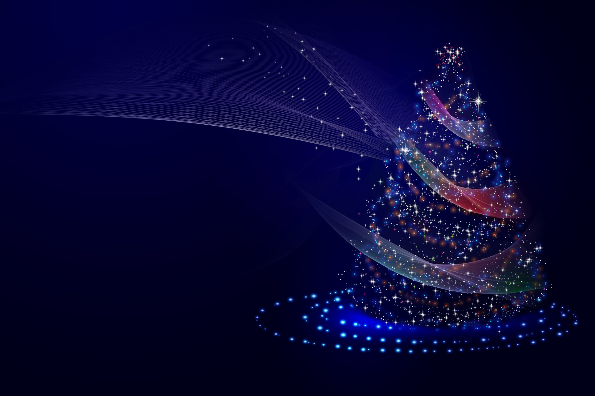 無料モバイル壁紙クリスマス, 青い, クリスマスツリー, ホリデー, ミニマリストをダウンロードします。