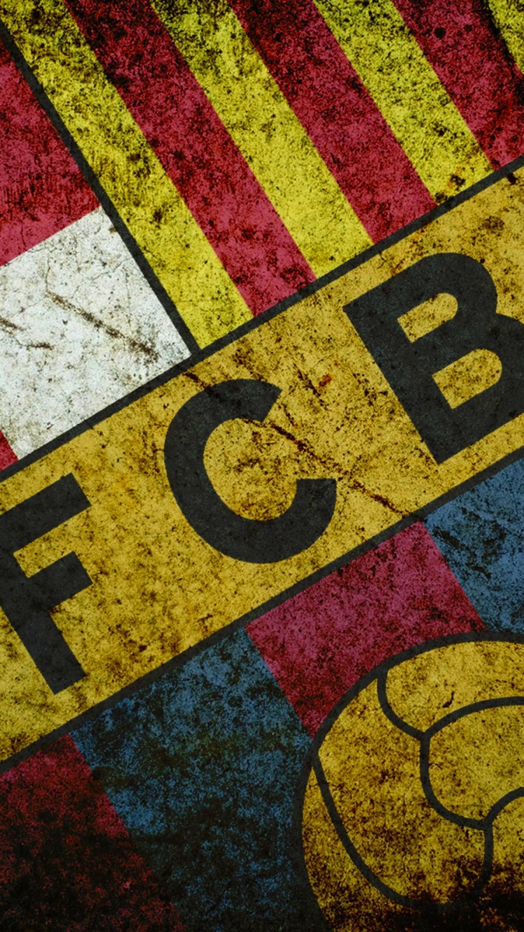 Handy-Wallpaper Sport, Fußball, Logo, Fc Barcelona kostenlos herunterladen.