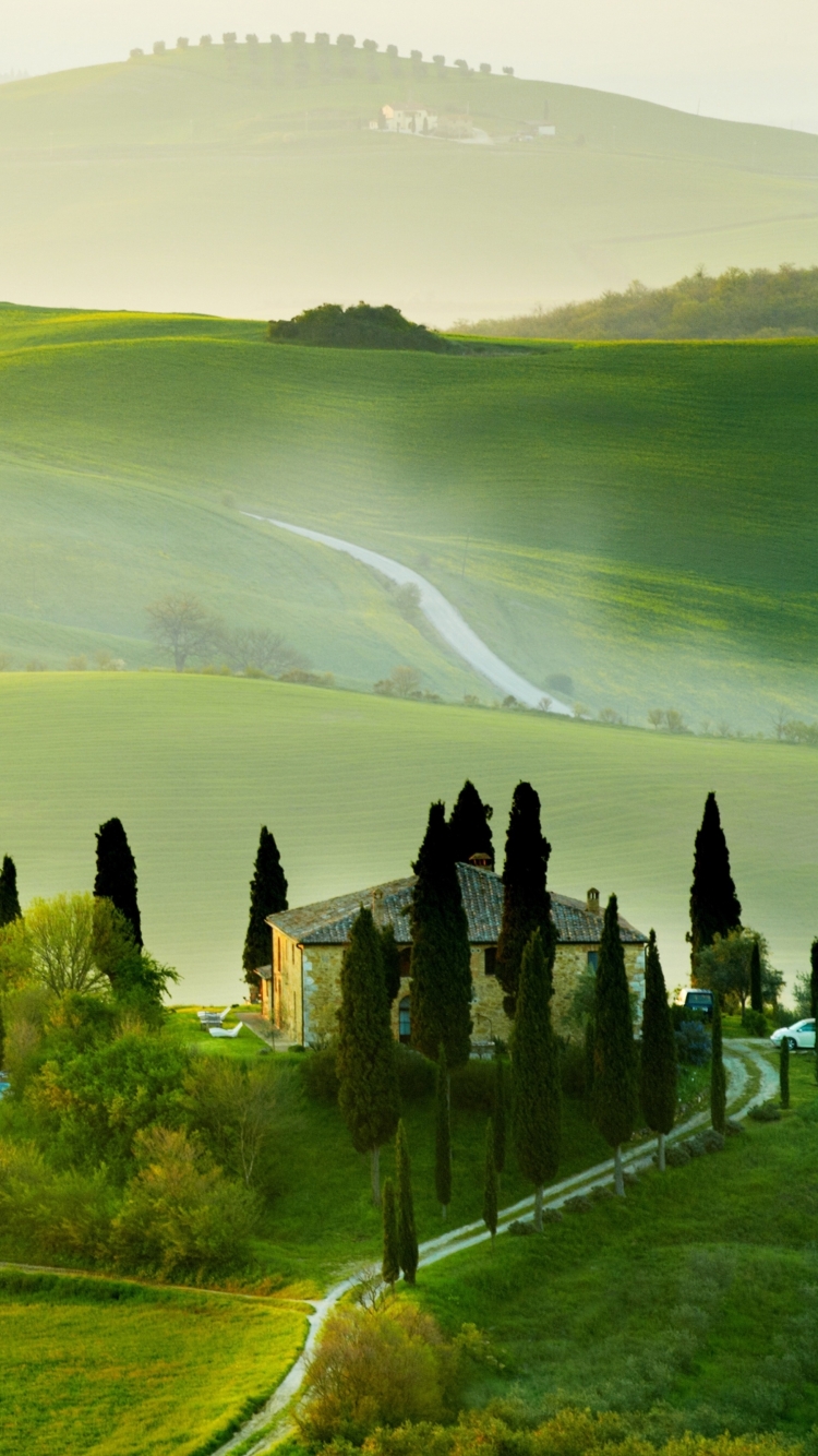 Download mobile wallpaper Italy, Valley, Photography, Tuscany for free.