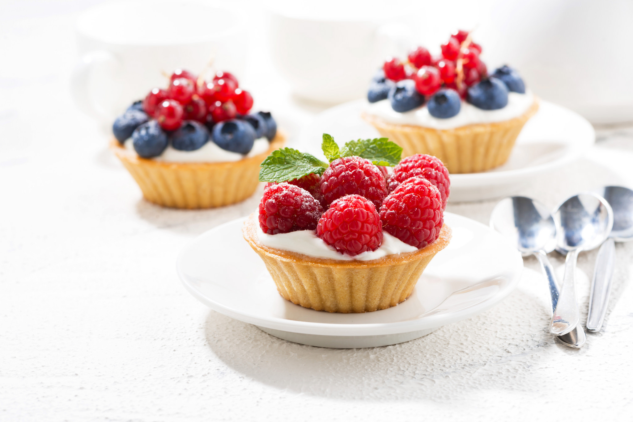 Download mobile wallpaper Food, Dessert, Blueberry, Raspberry, Berry, Fruit, Tart, Pastry for free.