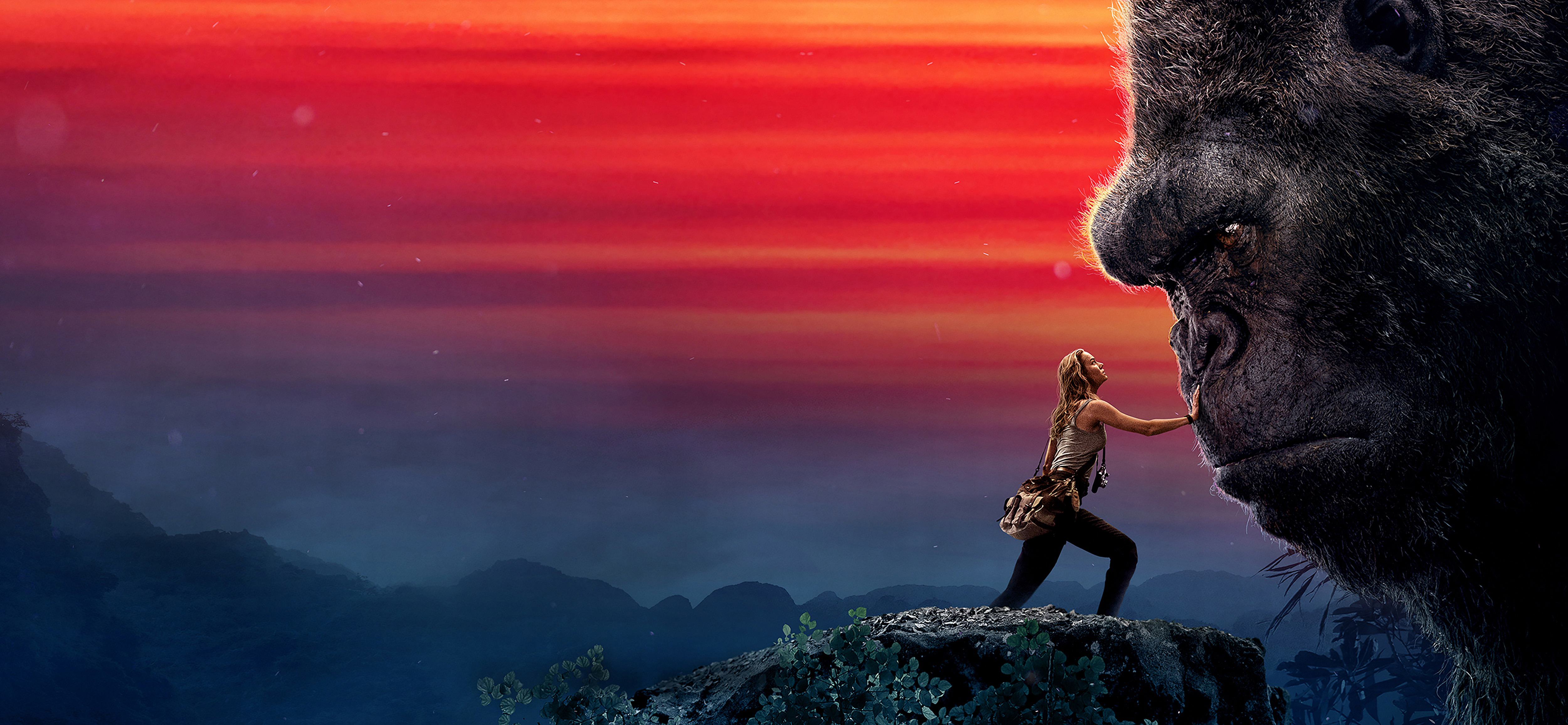 Laden Sie das Filme, König Kong, Brie Larson, Kong: Skull Island-Bild kostenlos auf Ihren PC-Desktop herunter