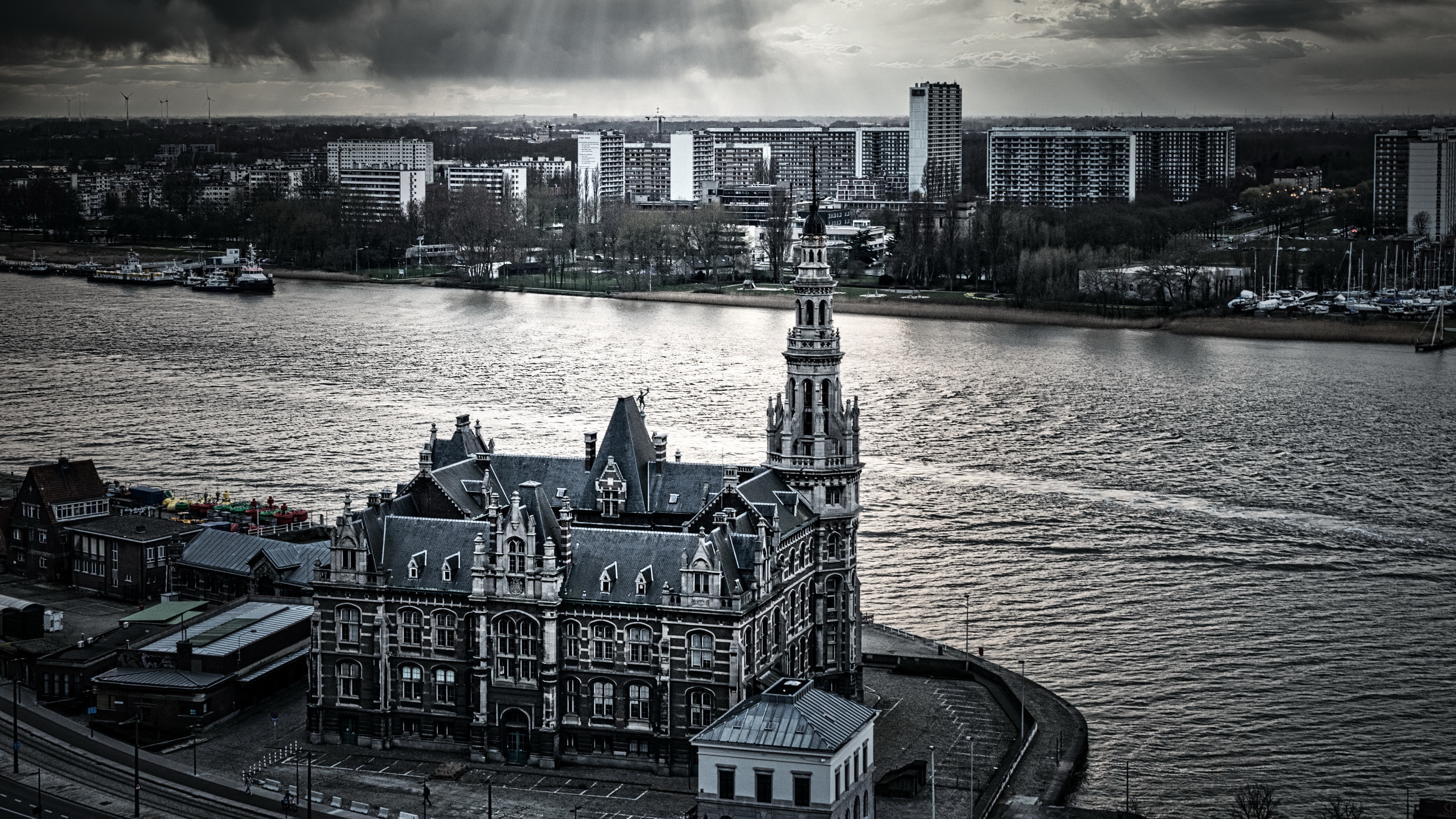Free download wallpaper Cities, City, Belgium, Man Made, Antwerp on your PC desktop