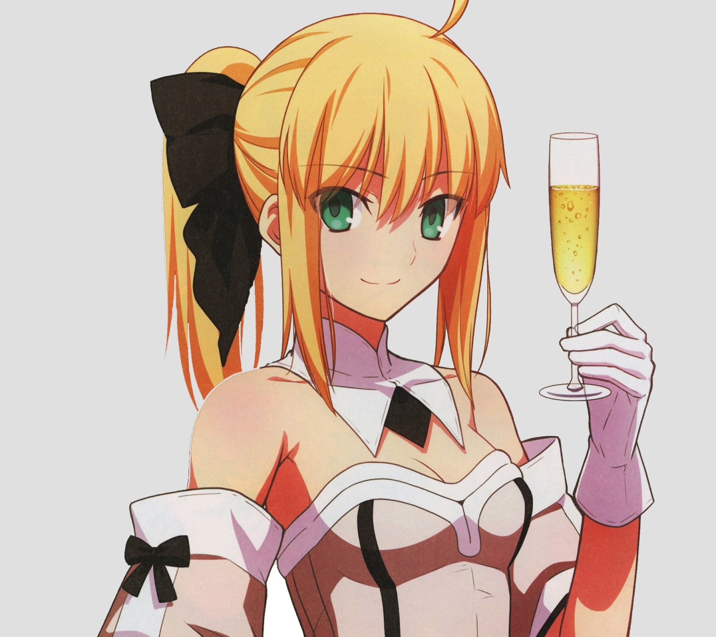 Free download wallpaper Anime, Drink, Blonde, Green Eyes, Fate/stay Night, Saber Lily, Fate Series on your PC desktop