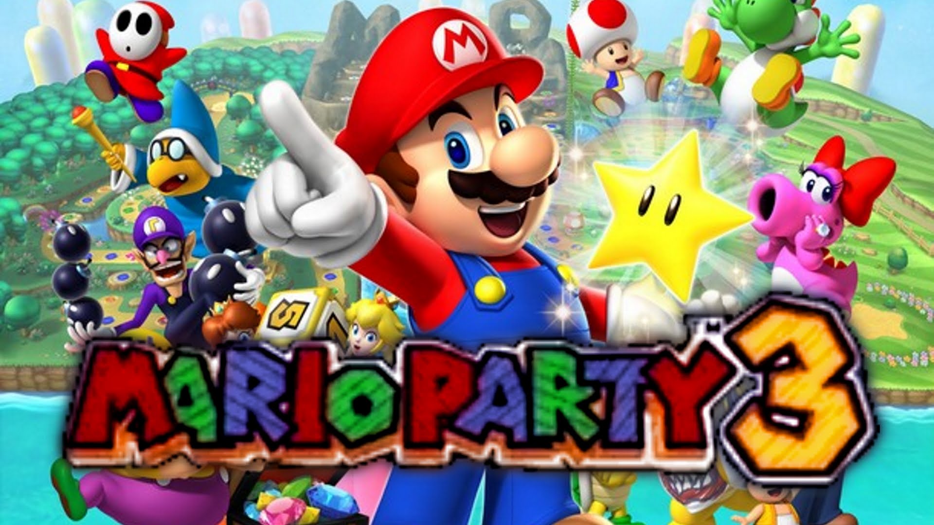 Mario Party 3 4K Wallpaper