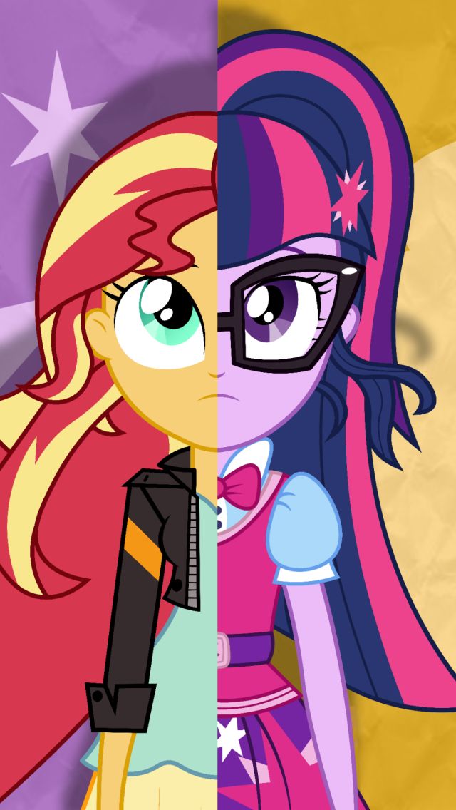 tv show, my little pony: equestria girls tales of canterlot high, sunset shimmer, sci twi (my little pony) cellphone