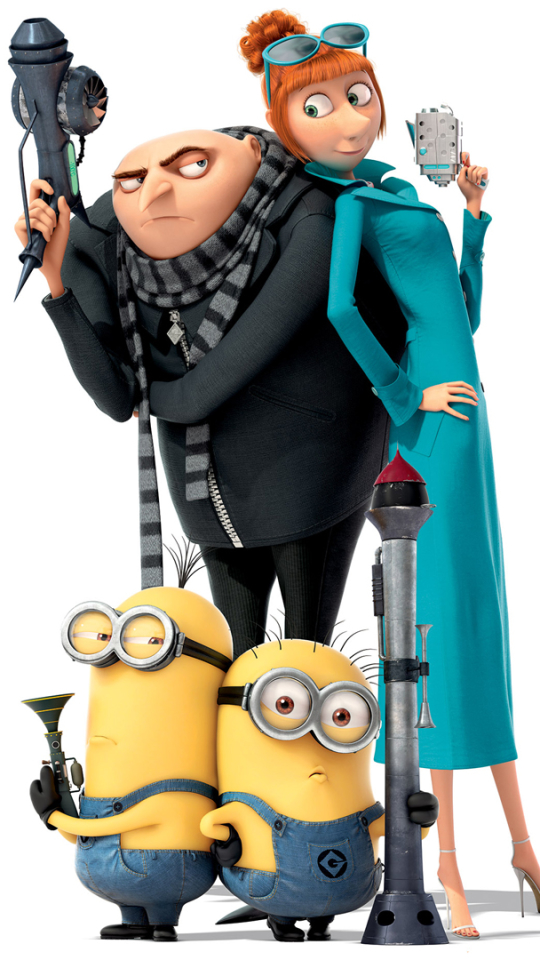 Download mobile wallpaper Despicable Me, Movie, Gru (Despicable Me), Despicable Me 2, Minions, Kevin (Minions), Lucy (Despicable Me) for free.