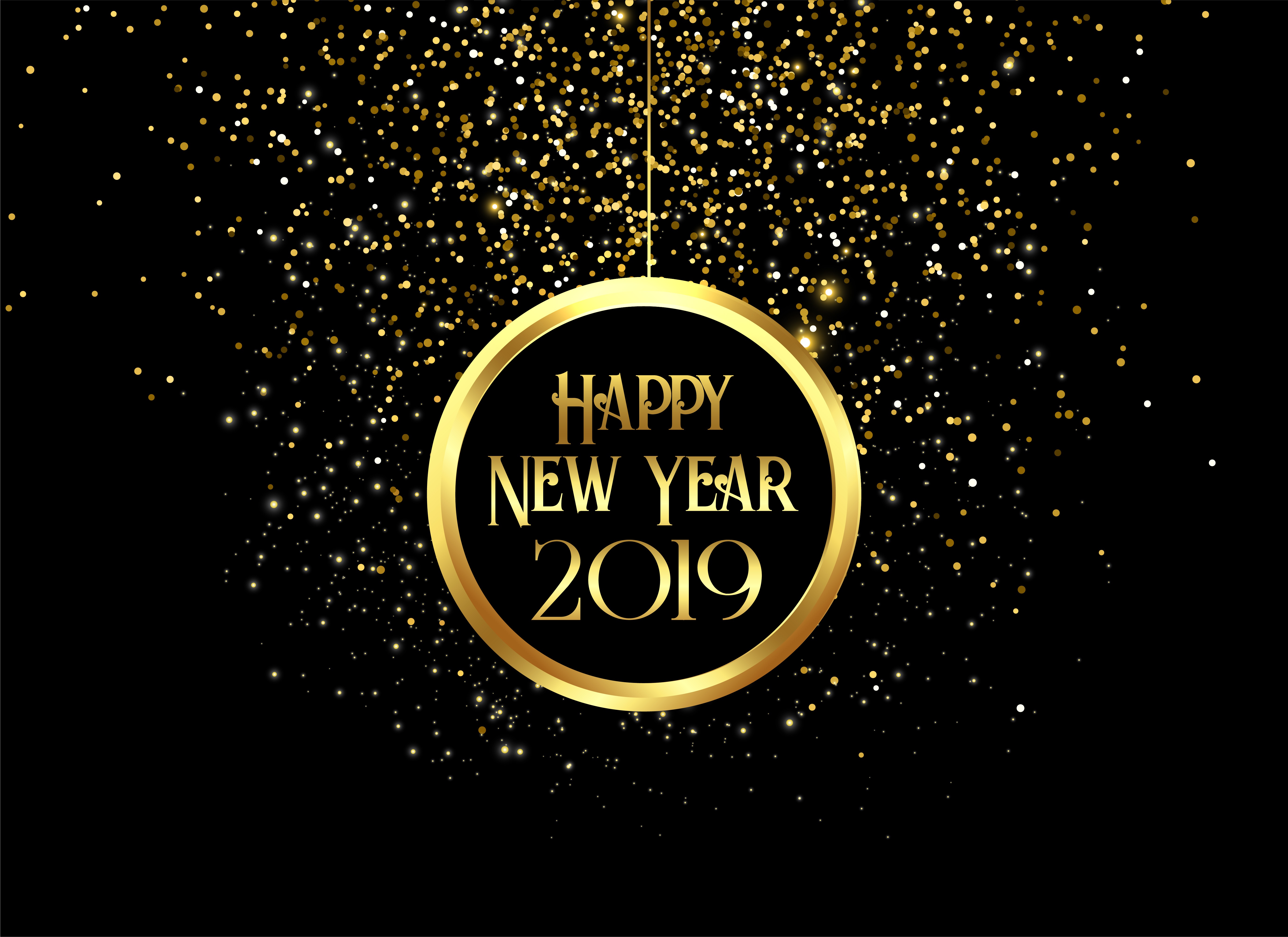 923368 descargar imagen día festivo, año nuevo 2019, feliz año nuevo: fondos de pantalla y protectores de pantalla gratis