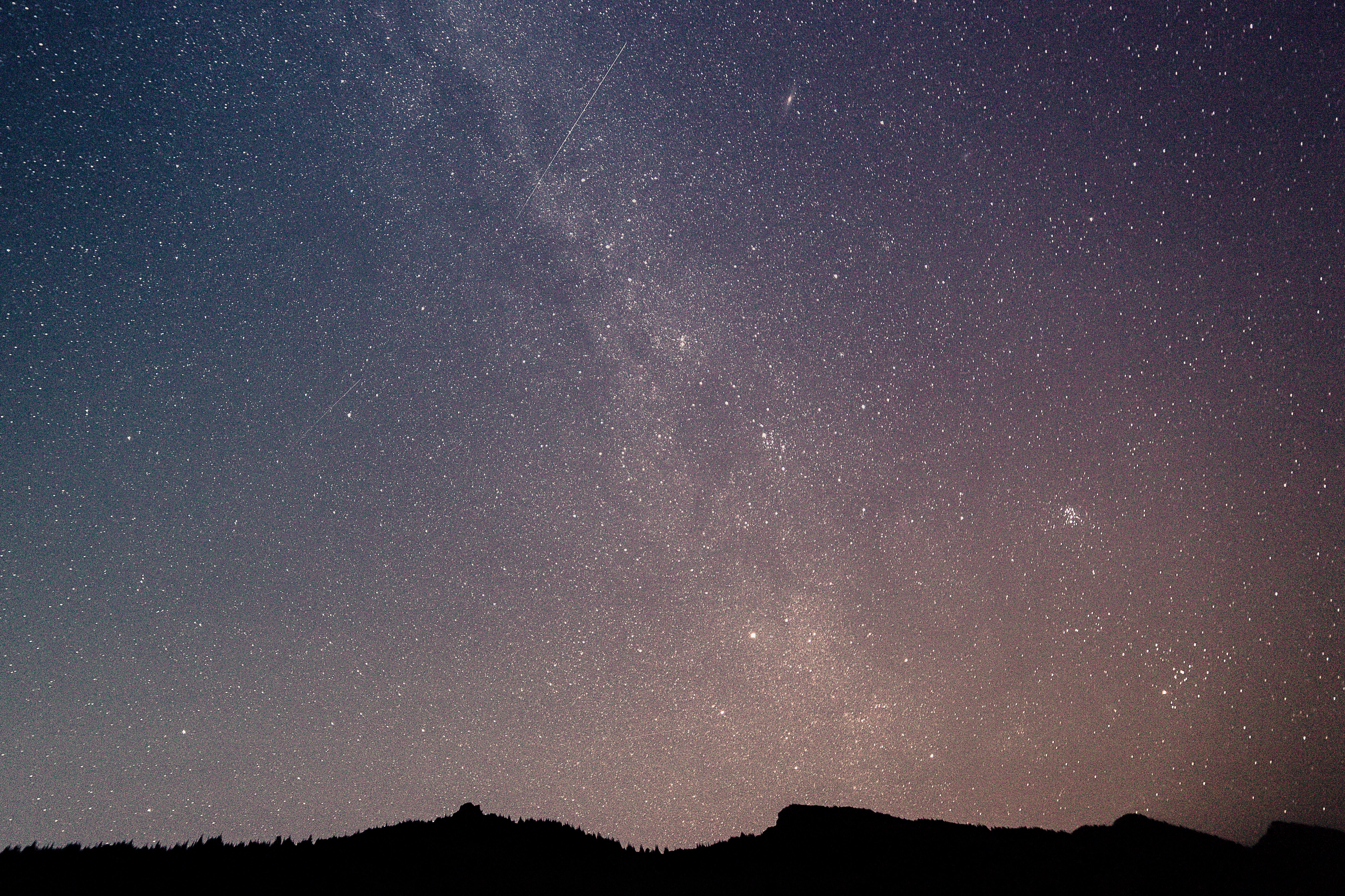 Download mobile wallpaper Stars, Starry Sky, Night, Dark, Milky Way for free.