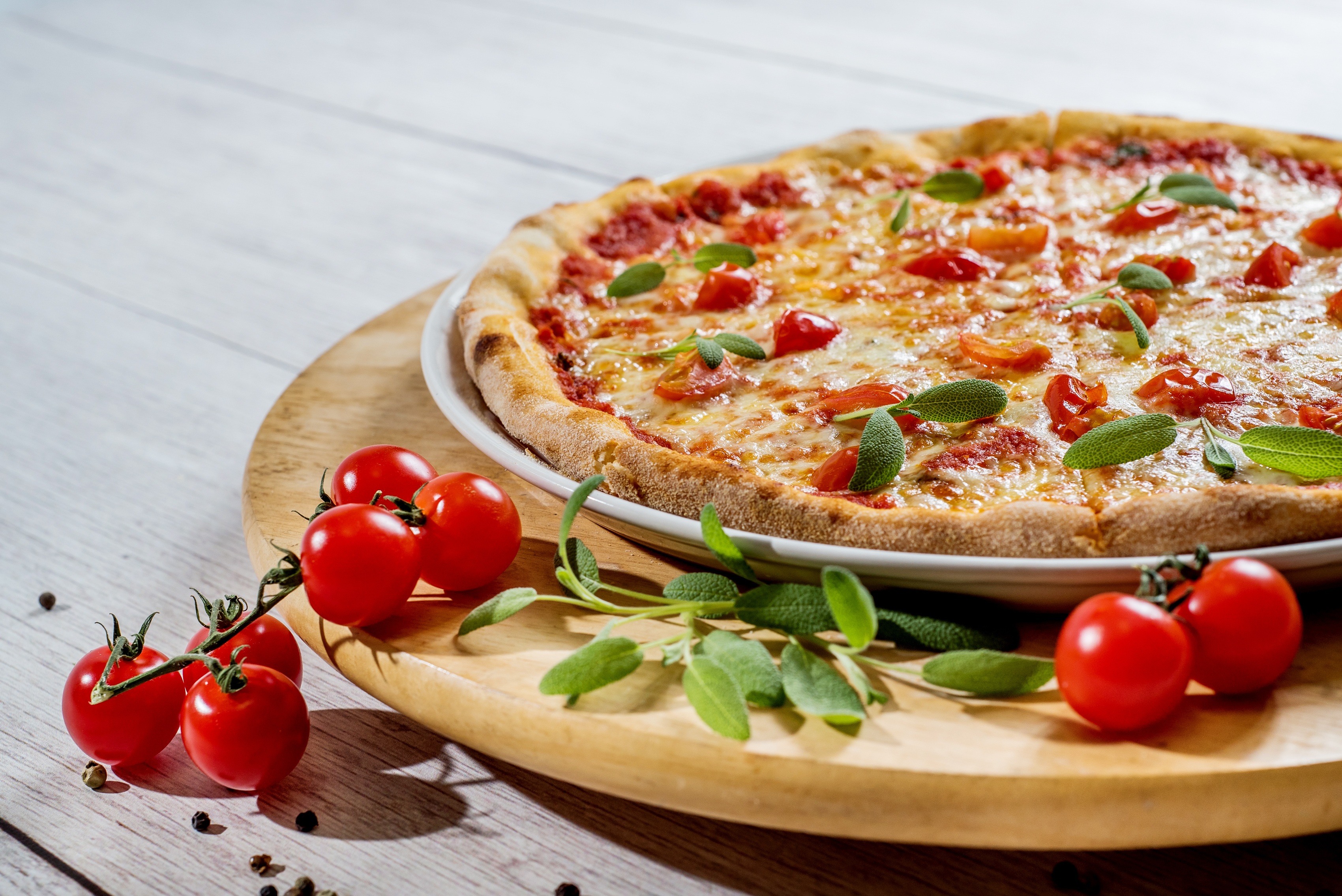 無料モバイル壁紙ピザ, トマト, 食べ物をダウンロードします。