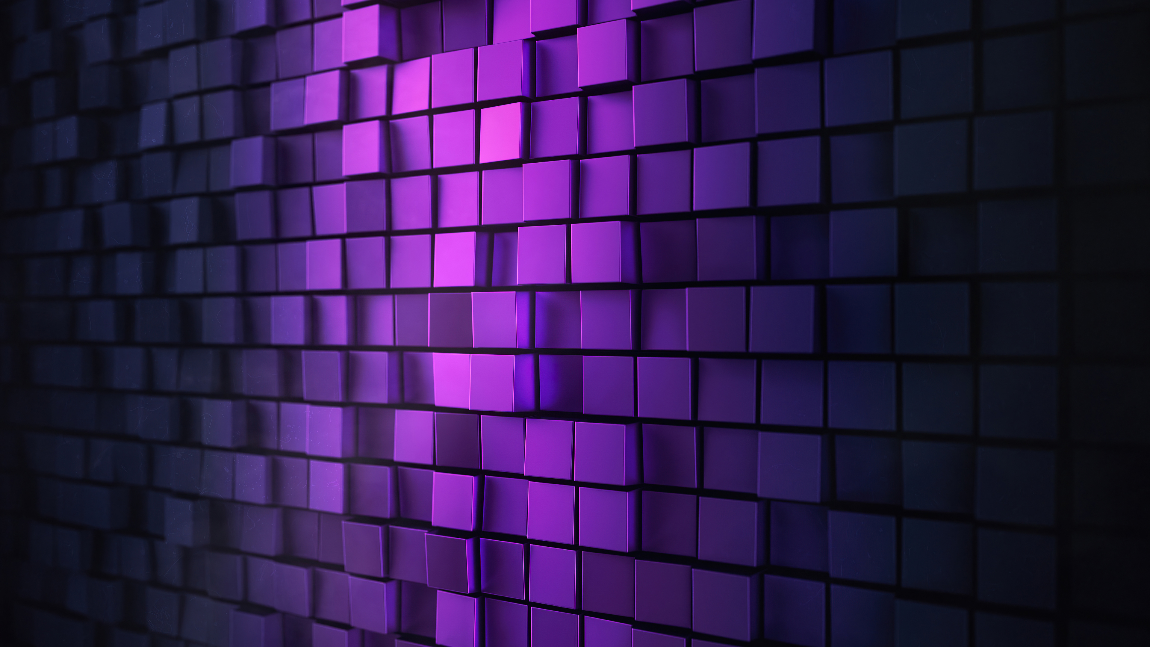 Download mobile wallpaper Abstract, Pattern, Purple, Cube for free.