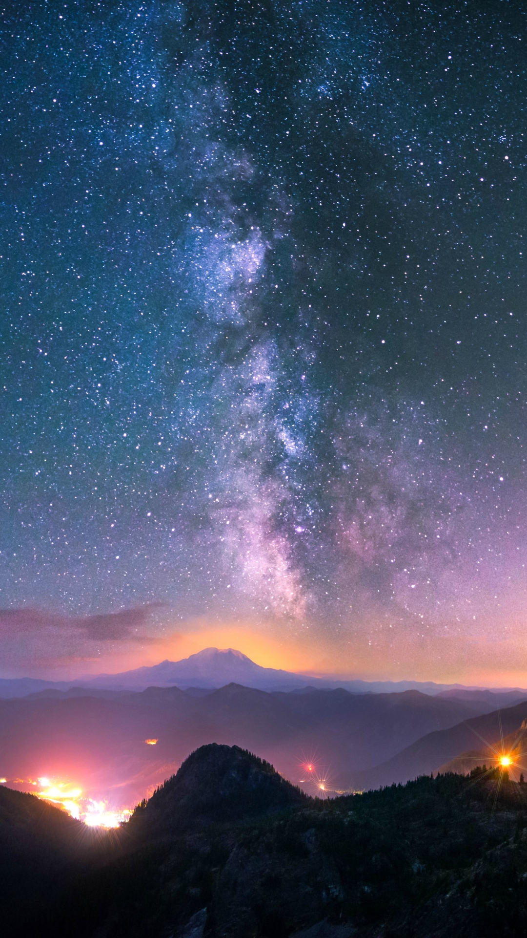 Download mobile wallpaper Sky, Night, Milky Way, Sci Fi for free.