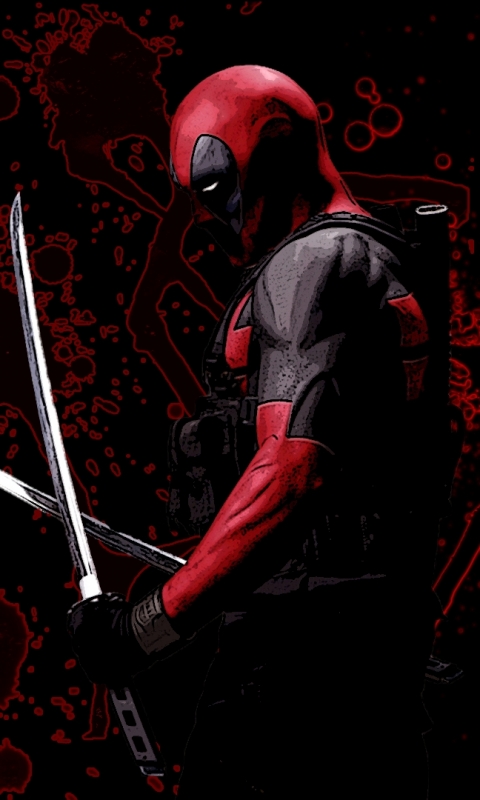 Download mobile wallpaper Deadpool, Sword, Comics, Merc With A Mouth for free.