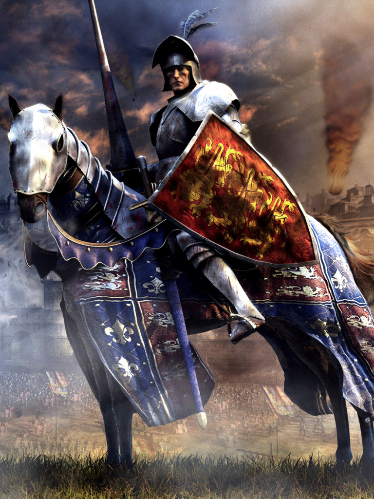 1124333壁紙のダウンロードテレビゲーム, 中世 ii: 総力戦, 鎧, 中世, ファンタジー, 戦士, 馬, 総力戦-スクリーンセーバーと写真を無料で