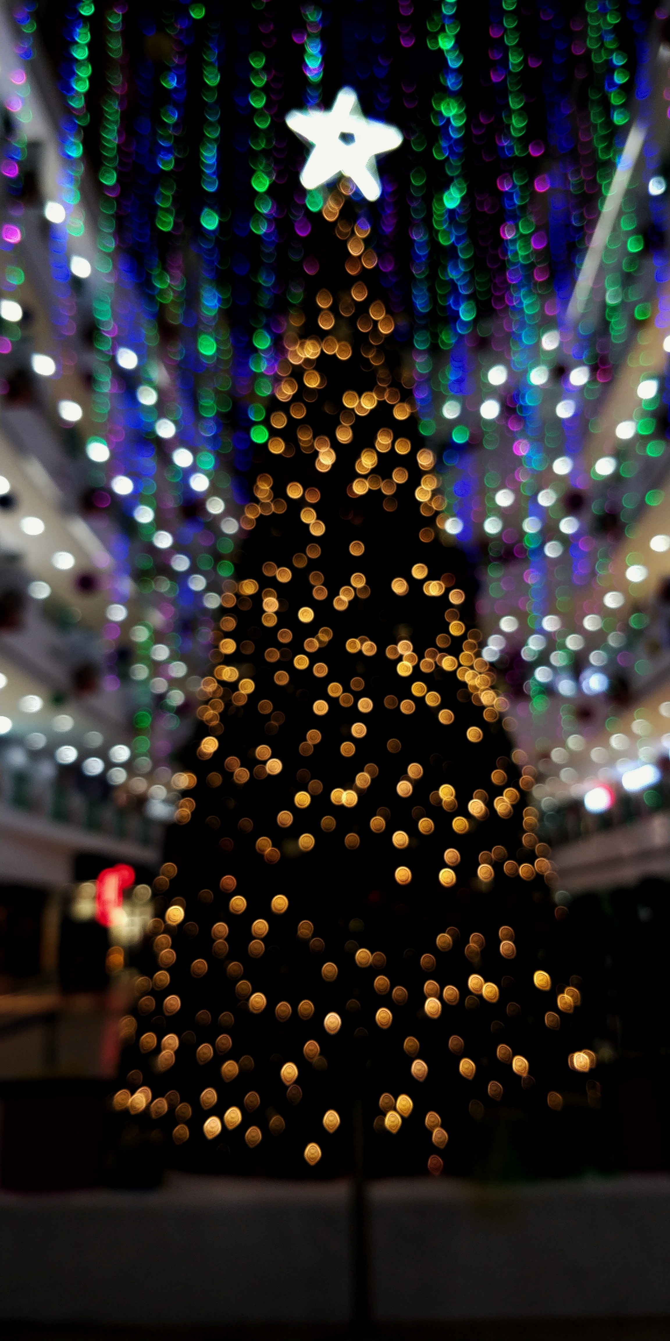 holidays, new year, lights, blur, smooth, christmas, christmas tree, garland, garlands