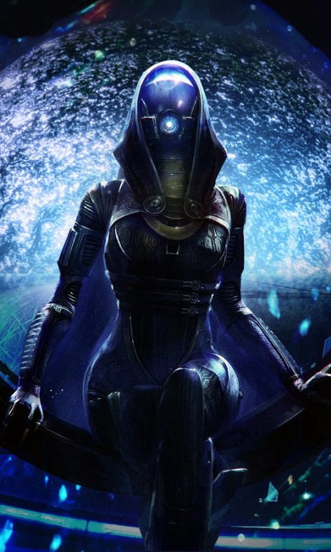 Download mobile wallpaper Mass Effect, Video Game, Tali'zorah for free.