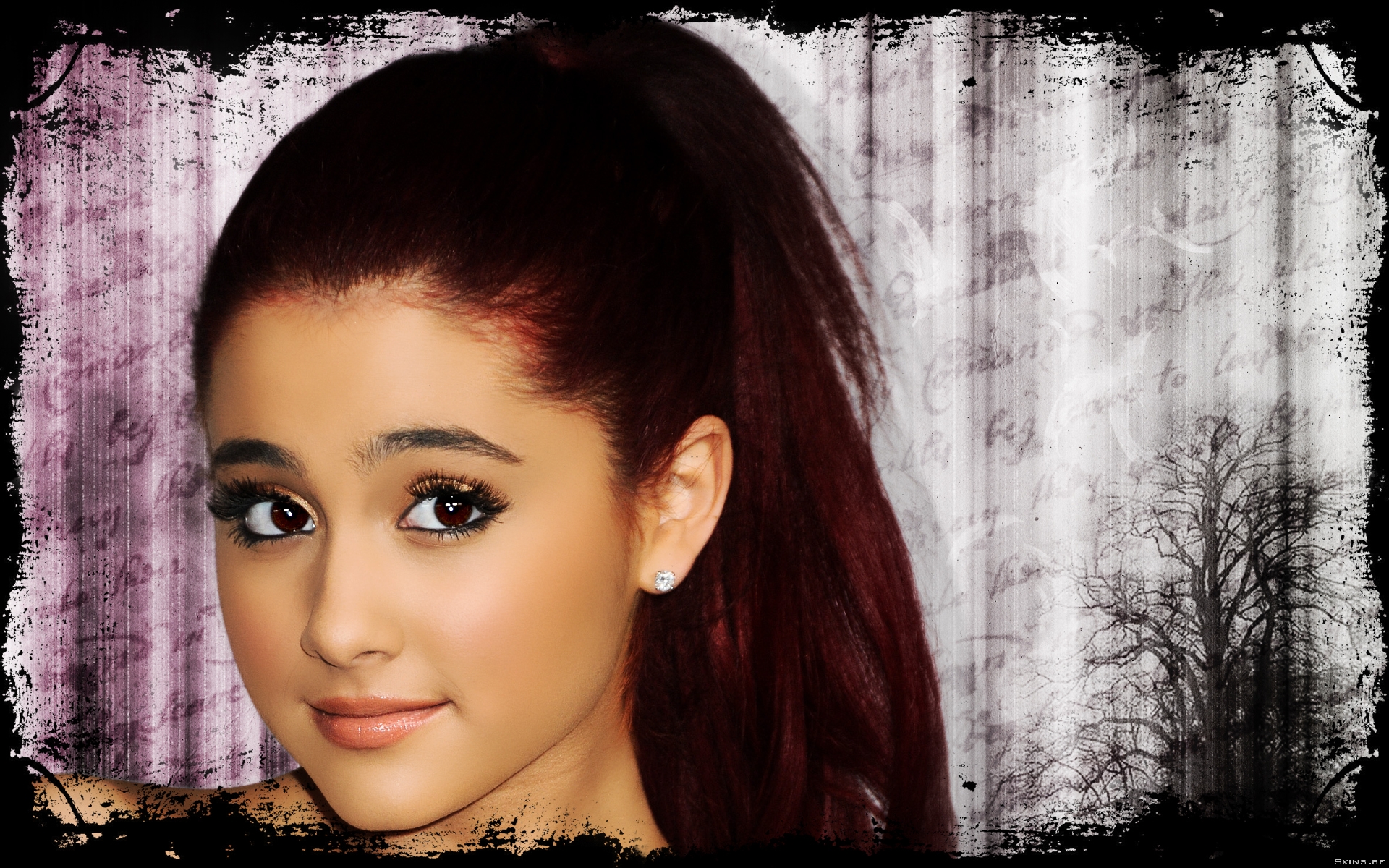 Download mobile wallpaper Singer, Celebrity, Brown Eyes, Red Hair, Ariana Grande for free.