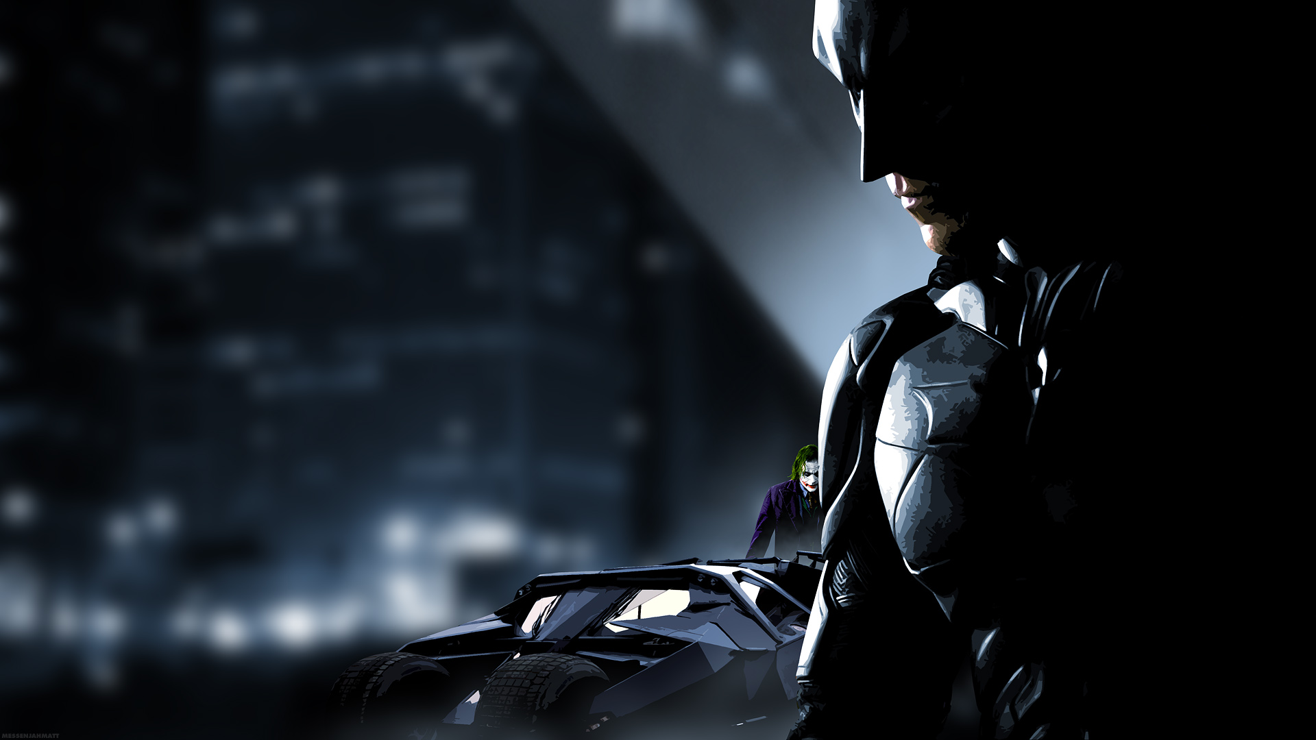 Handy-Wallpaper The Dark Knight, Batman, The Batman, Filme, Joker kostenlos herunterladen.