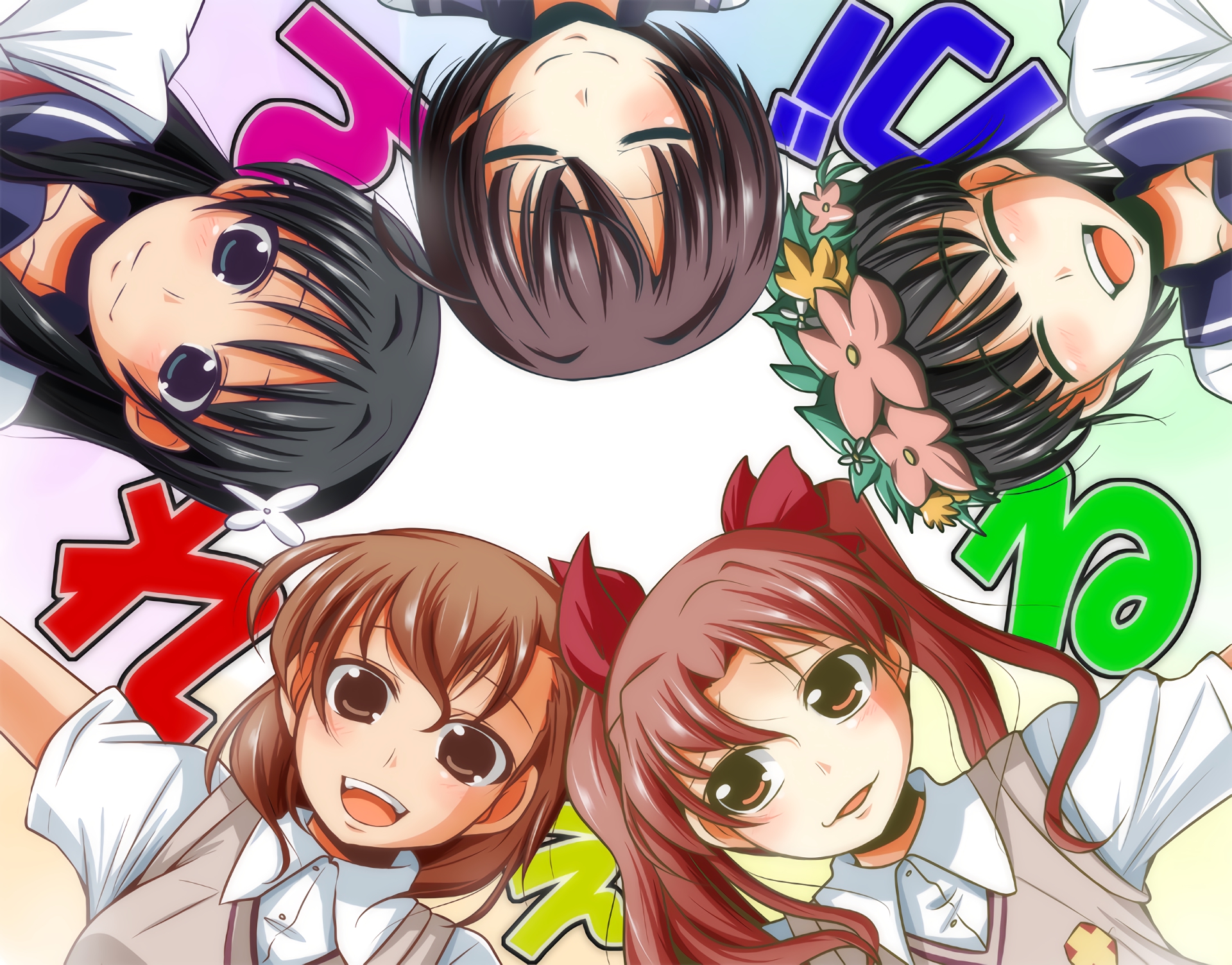 Descarga gratuita de fondo de pantalla para móvil de Animado, Kazari Uiharu, Kuroko Shirai, Mikoto Misaka, To Aru Kagaku No Railgun, Ruiko Saten, To Aru Magical Index, Erii Haruue.