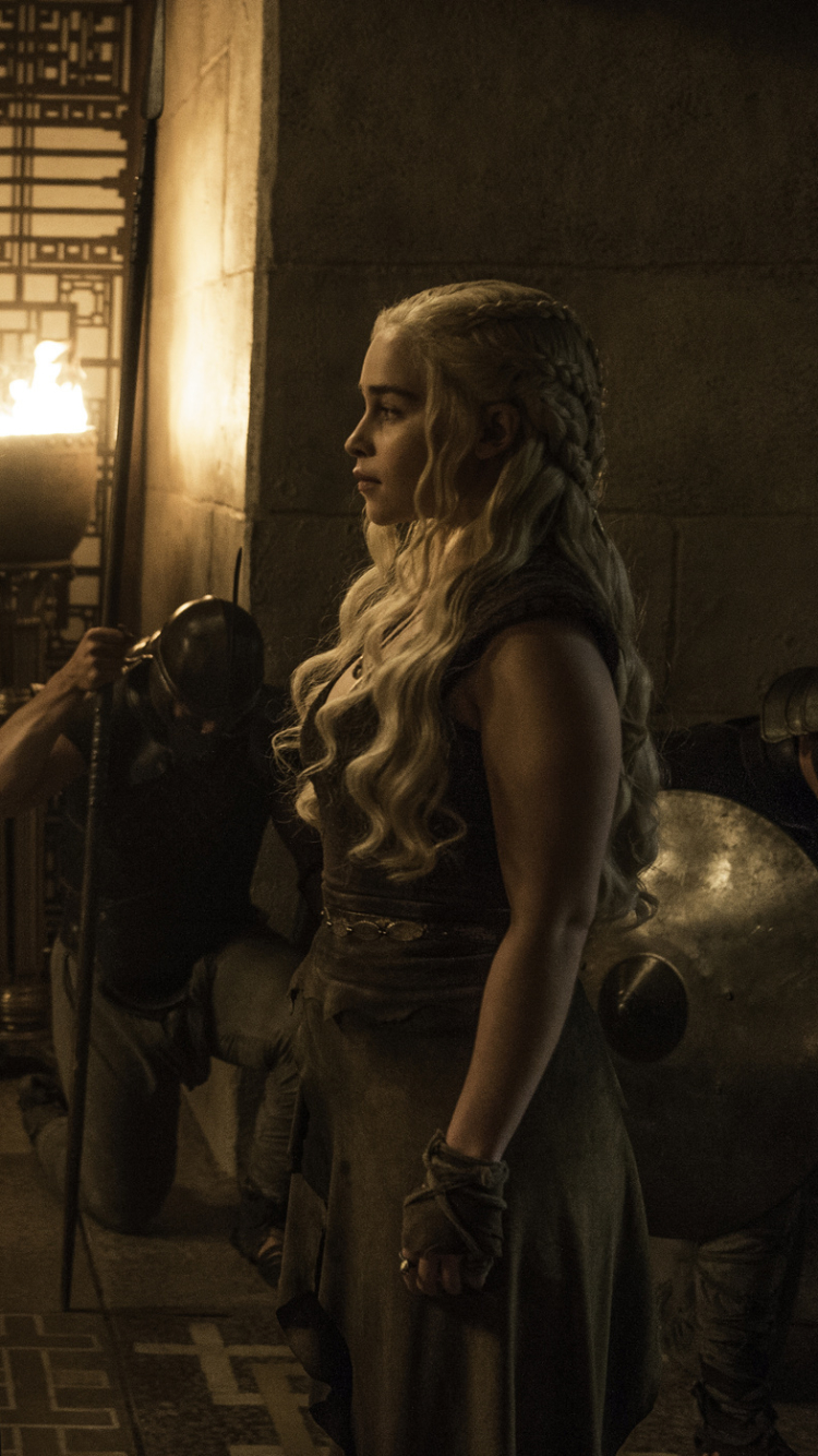 Handy-Wallpaper Fernsehserien, Game Of Thrones: Das Lied Von Eis Und Feuer, Daenerys Targaryen, Emilia Clarke kostenlos herunterladen.