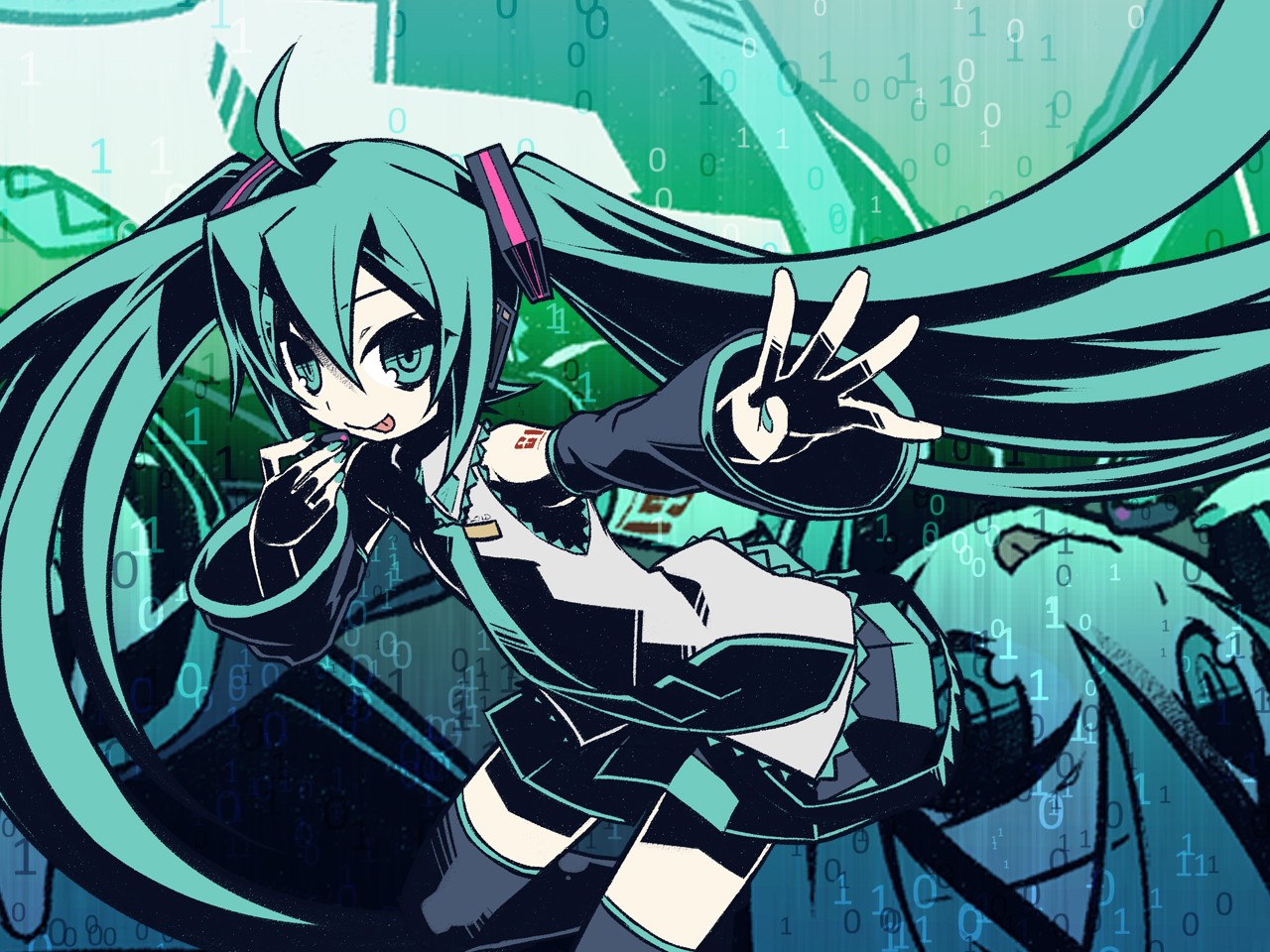 Téléchargez gratuitement l'image Vocaloïde, Animé, Hatsune Miku sur le bureau de votre PC