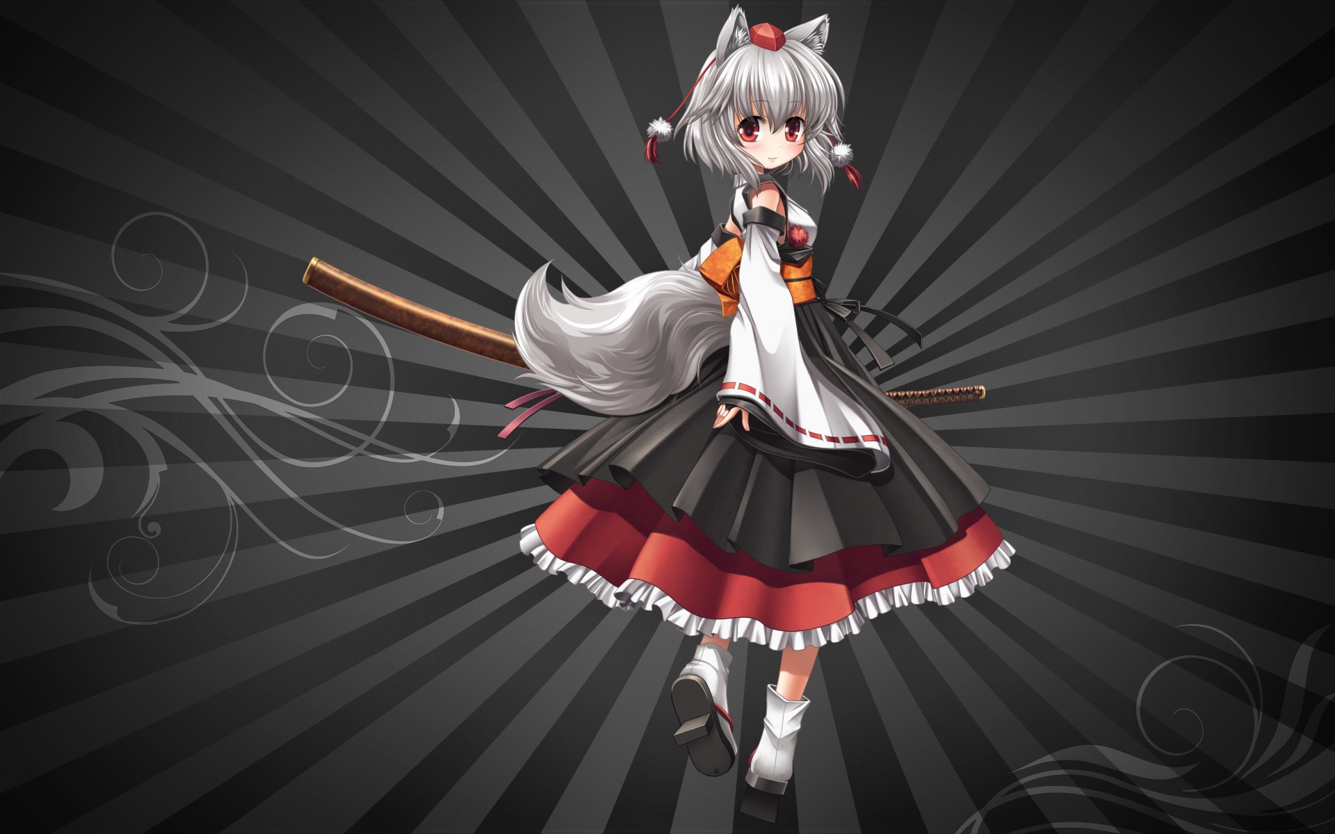 Baixe gratuitamente a imagem Momiji Inubashiri, Touhou, Anime na área de trabalho do seu PC