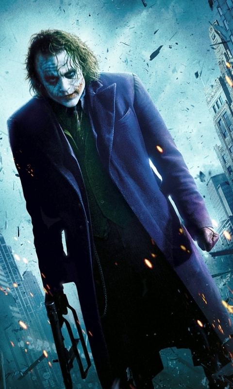 Handy-Wallpaper Batman, Joker, Filme, The Dark Knight kostenlos herunterladen.