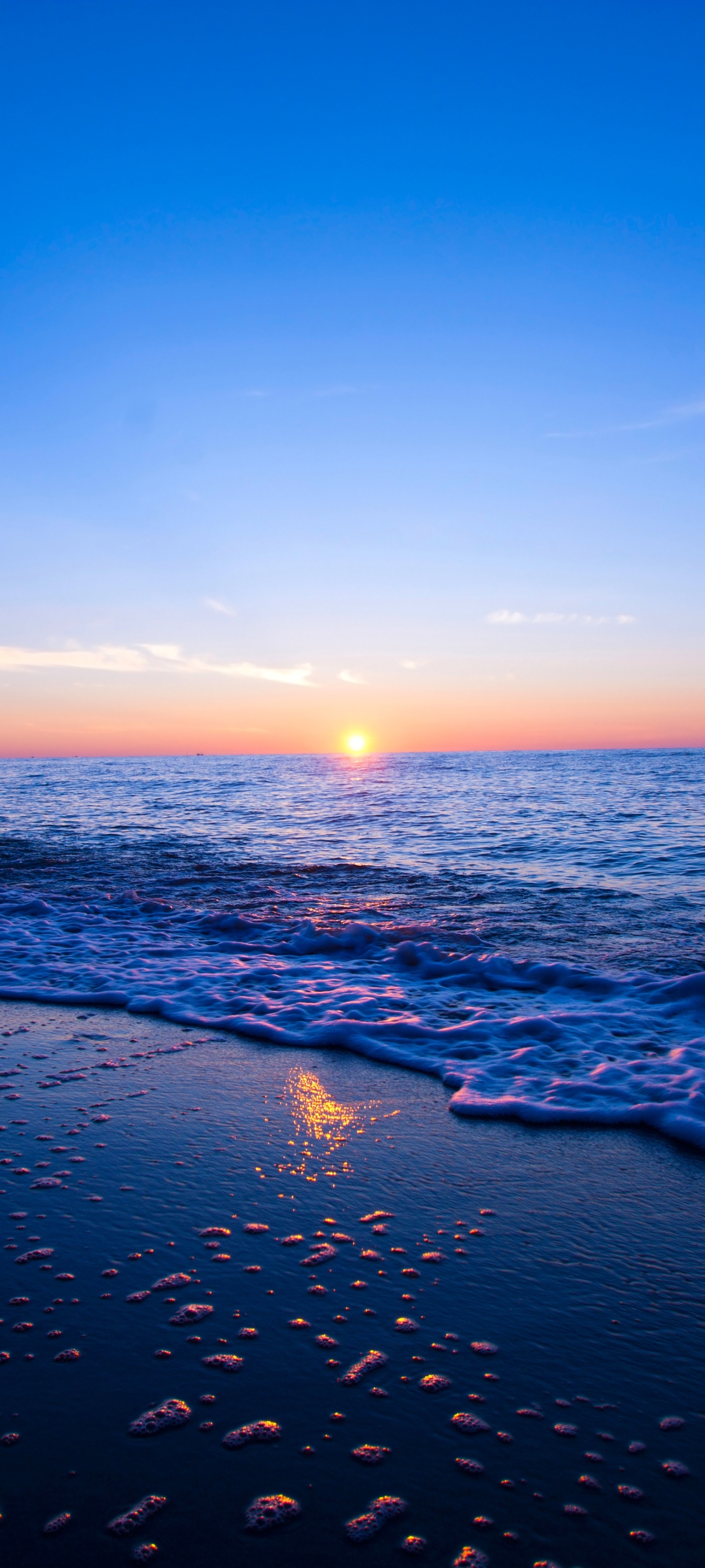 Descarga gratuita de fondo de pantalla para móvil de Playa, Océano, Atardecer, Tierra/naturaleza.