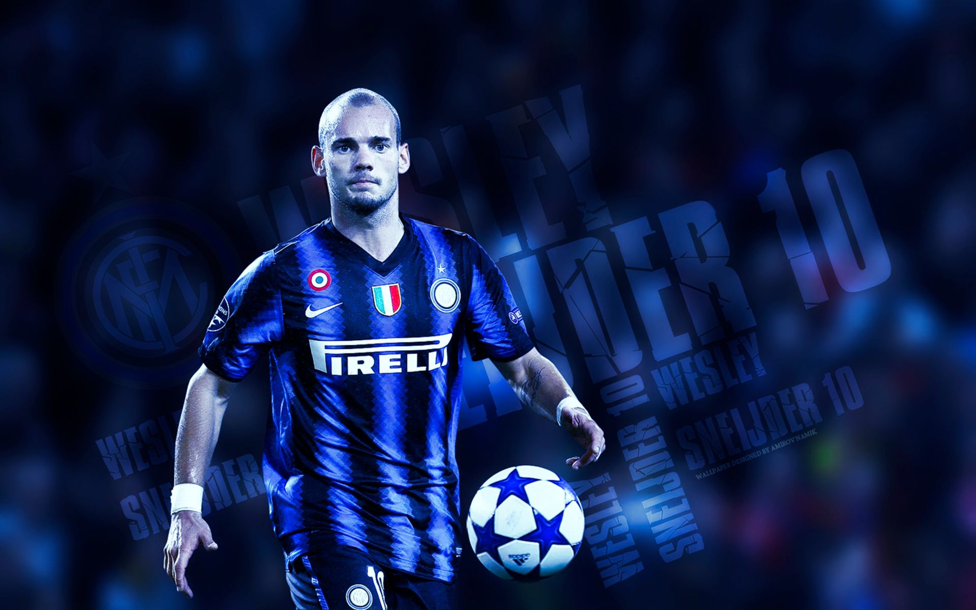 Laden Sie das Sport, Fußball, Inter Mailand, Wesley Sneijder-Bild kostenlos auf Ihren PC-Desktop herunter