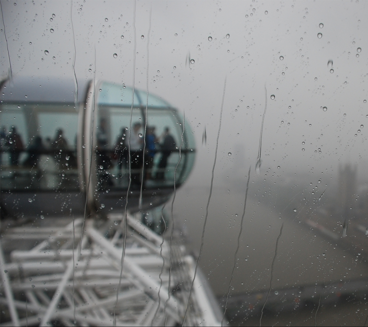 Скачати мобільні шпалери Дощ, Лондон, Фотографія, Темза безкоштовно.
