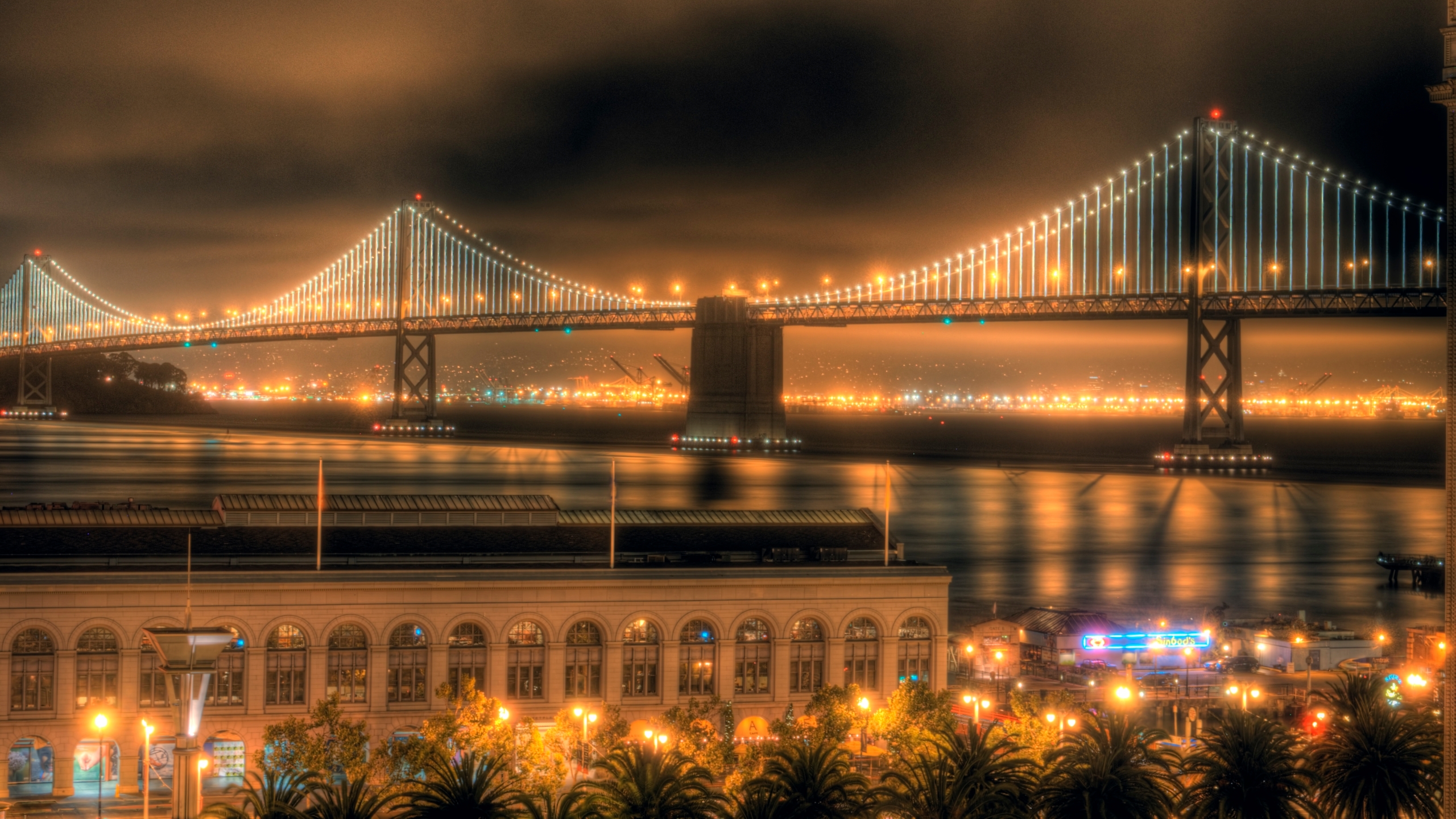 Free download wallpaper Bridges, San Francisco, Bay Bridge, Man Made on your PC desktop