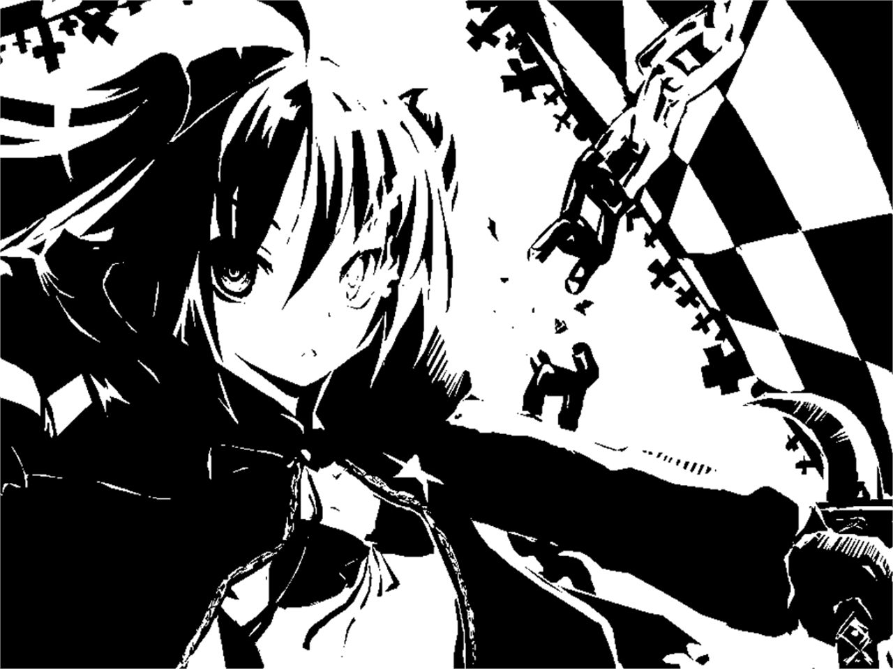 Free download wallpaper Anime, Black Rock Shooter on your PC desktop