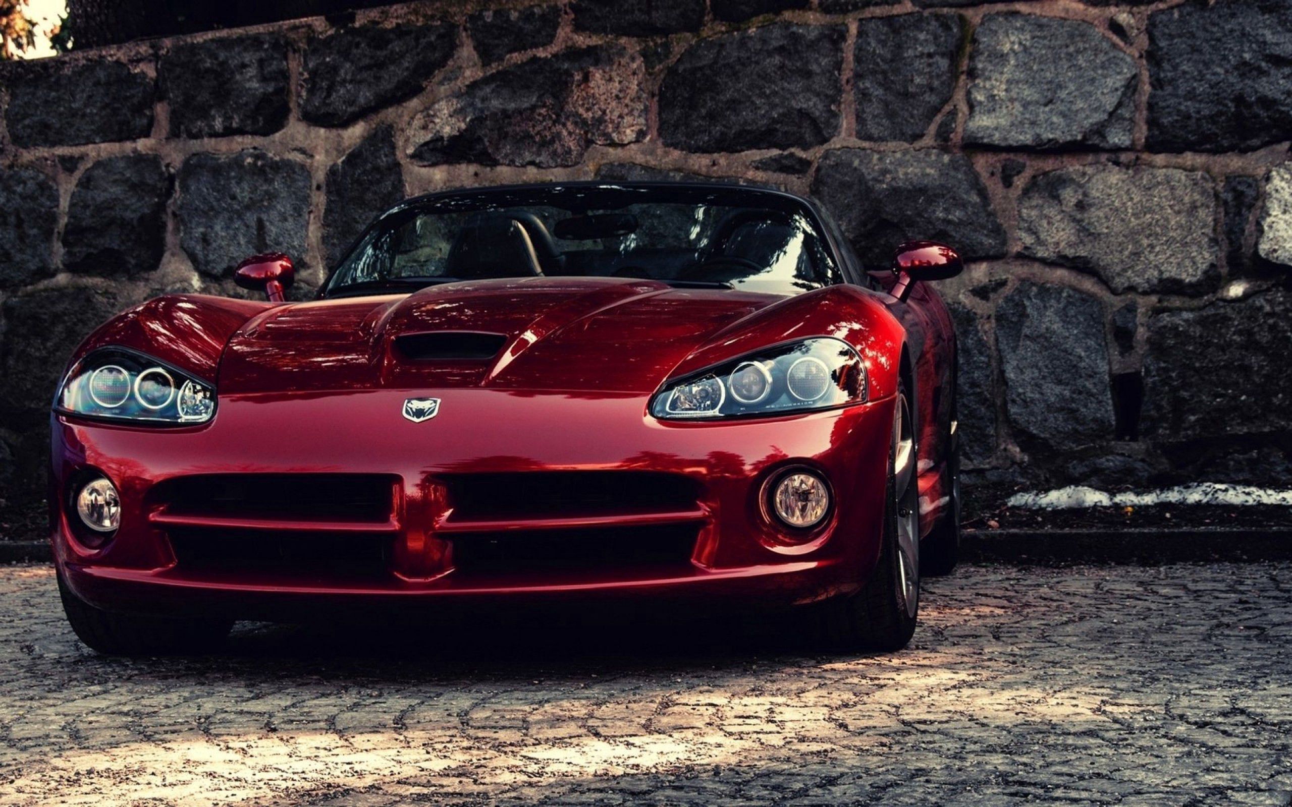 dodge viper, cars, auto, red phone background