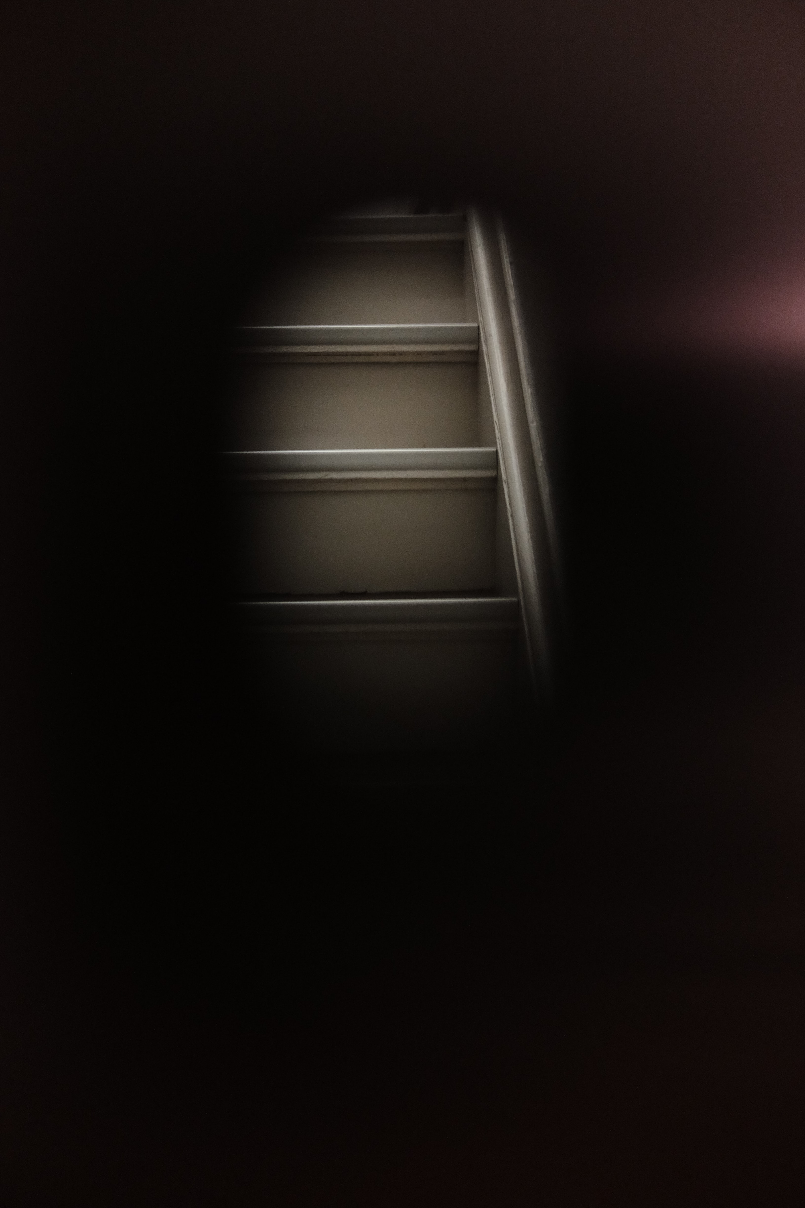 Mobile wallpaper black, stairs, dark, ladder, steps